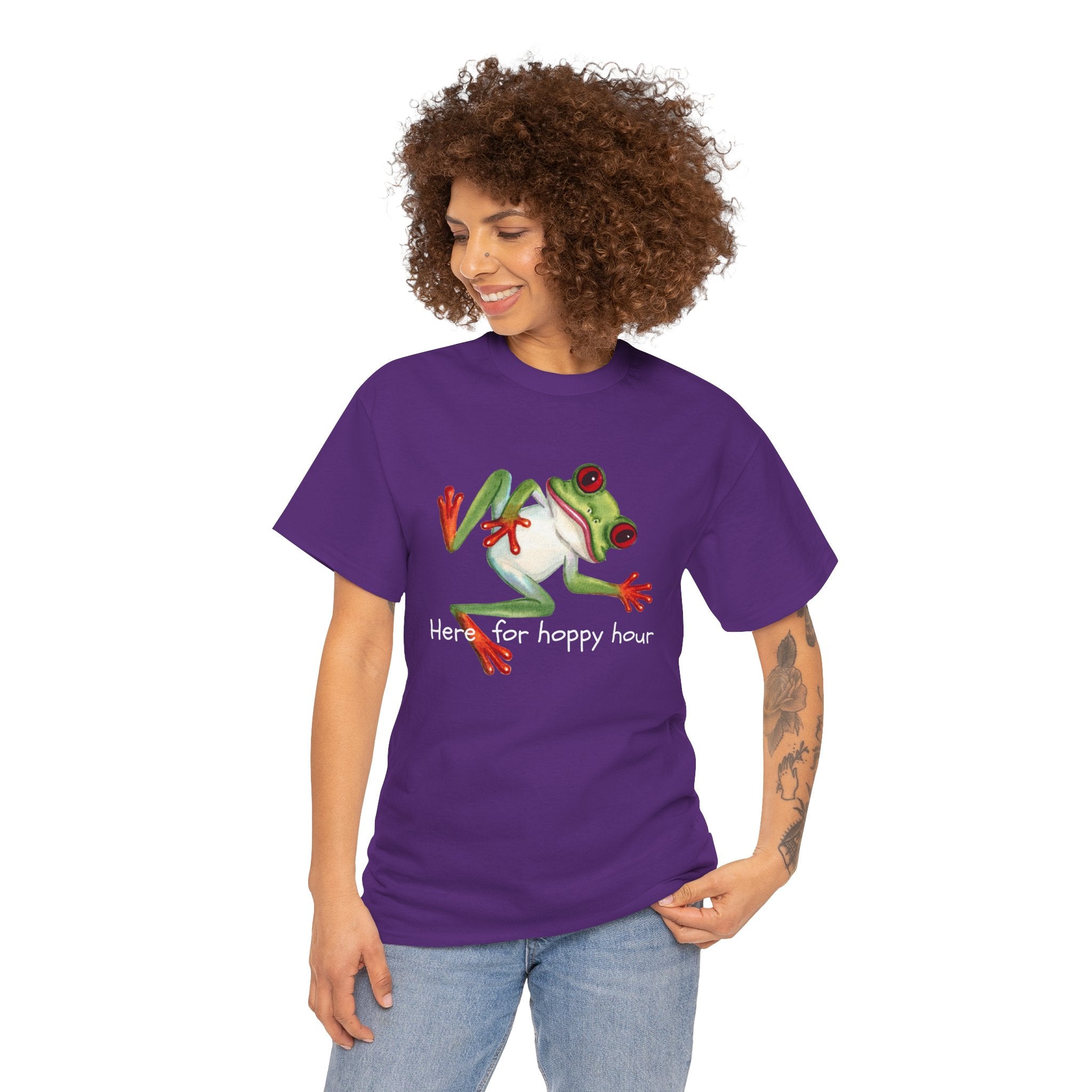 Red-Eyed Tree Frog Graphic Tee — Cute Tropical Frog Shirt for Nature Lovers