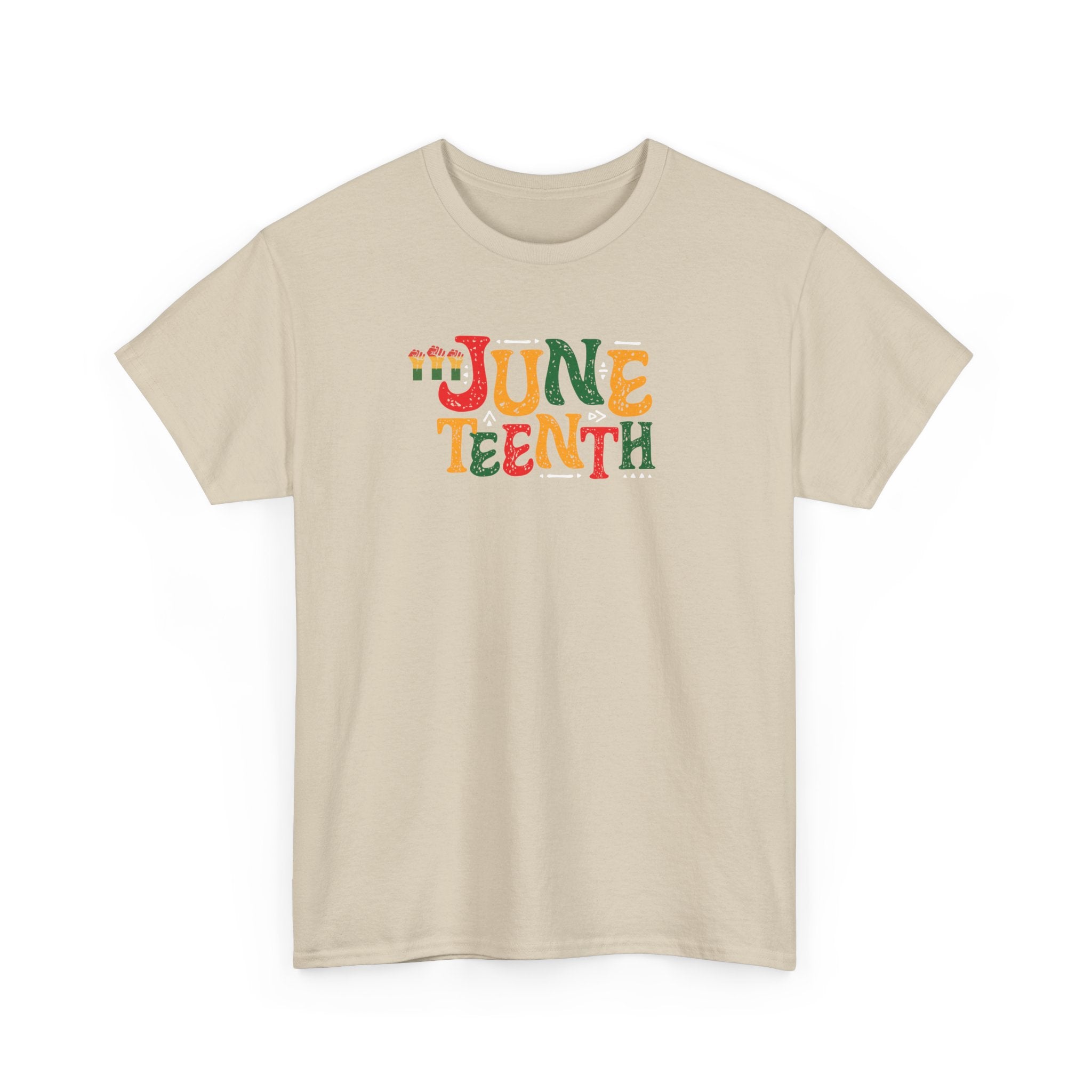 Juneteenth Graphic T-Shirt — Colorful Retro "Juneteenth" Tee (Jun 19 Celebration)