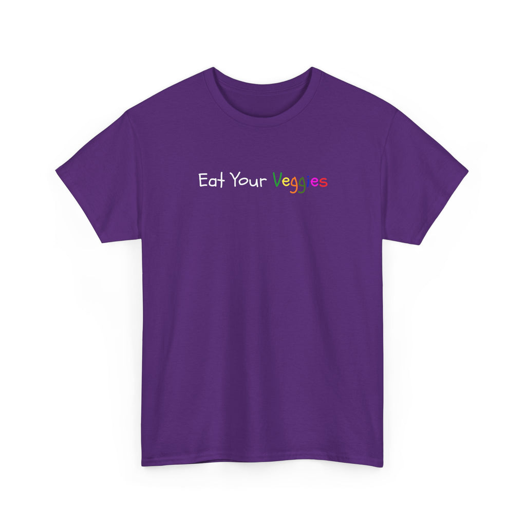 Eat Your Veggies T-Shirt — Colorful Kids & Adult Veggie Reminder Tee