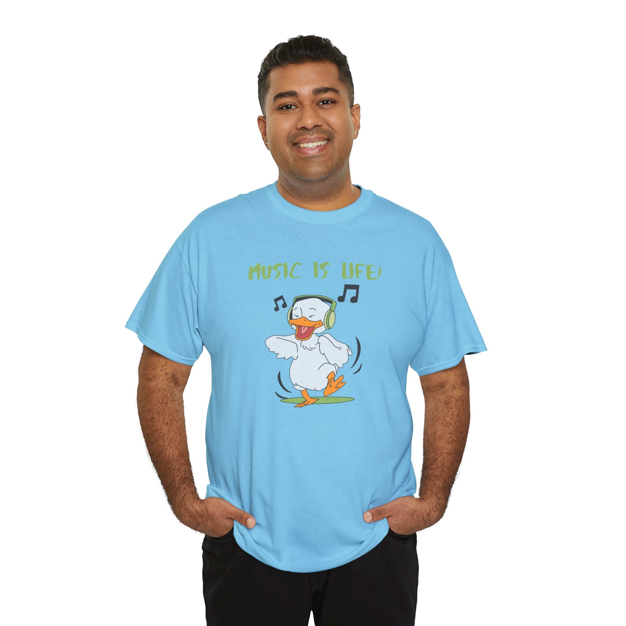 Music Is Life Duck T‑Shirt