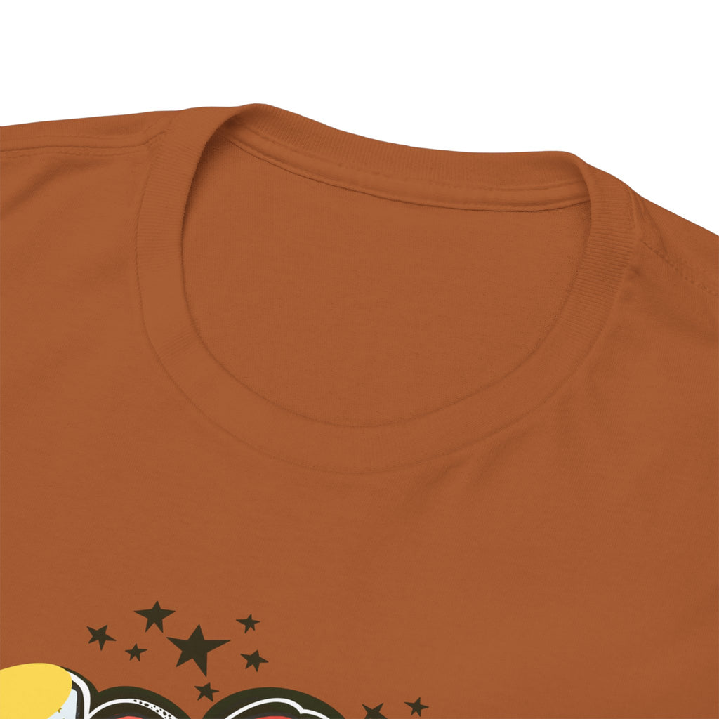 Love Heart Graphic Tee — Retro Doodle "LOVE" Design