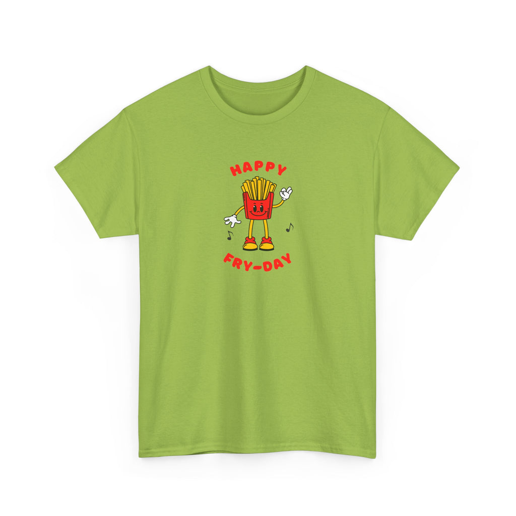 Happy Fry-Day T-Shirt — Cute Dancing Fries Graphic Tee