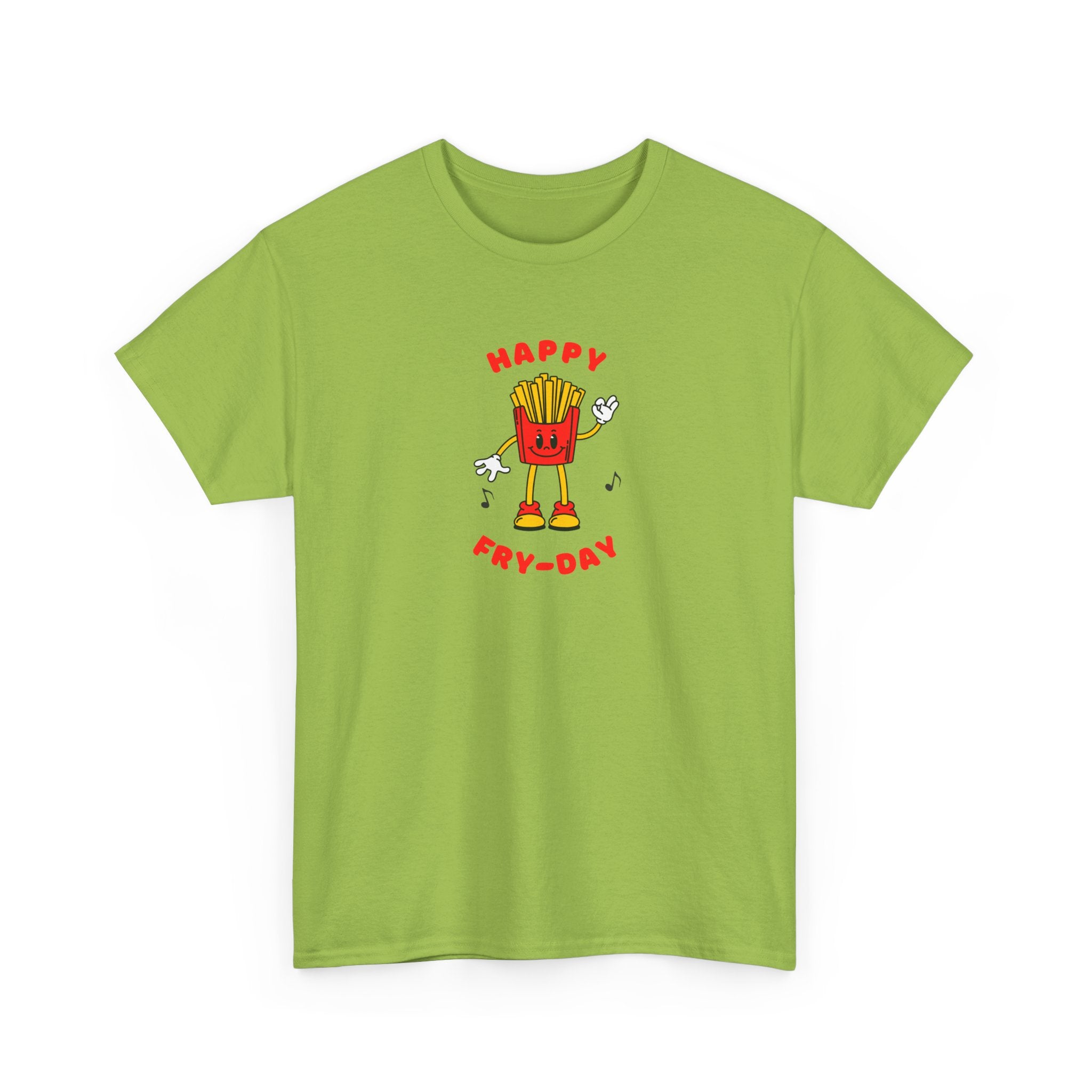 Happy Fry-Day T-Shirt — Cute Dancing Fries Graphic Tee