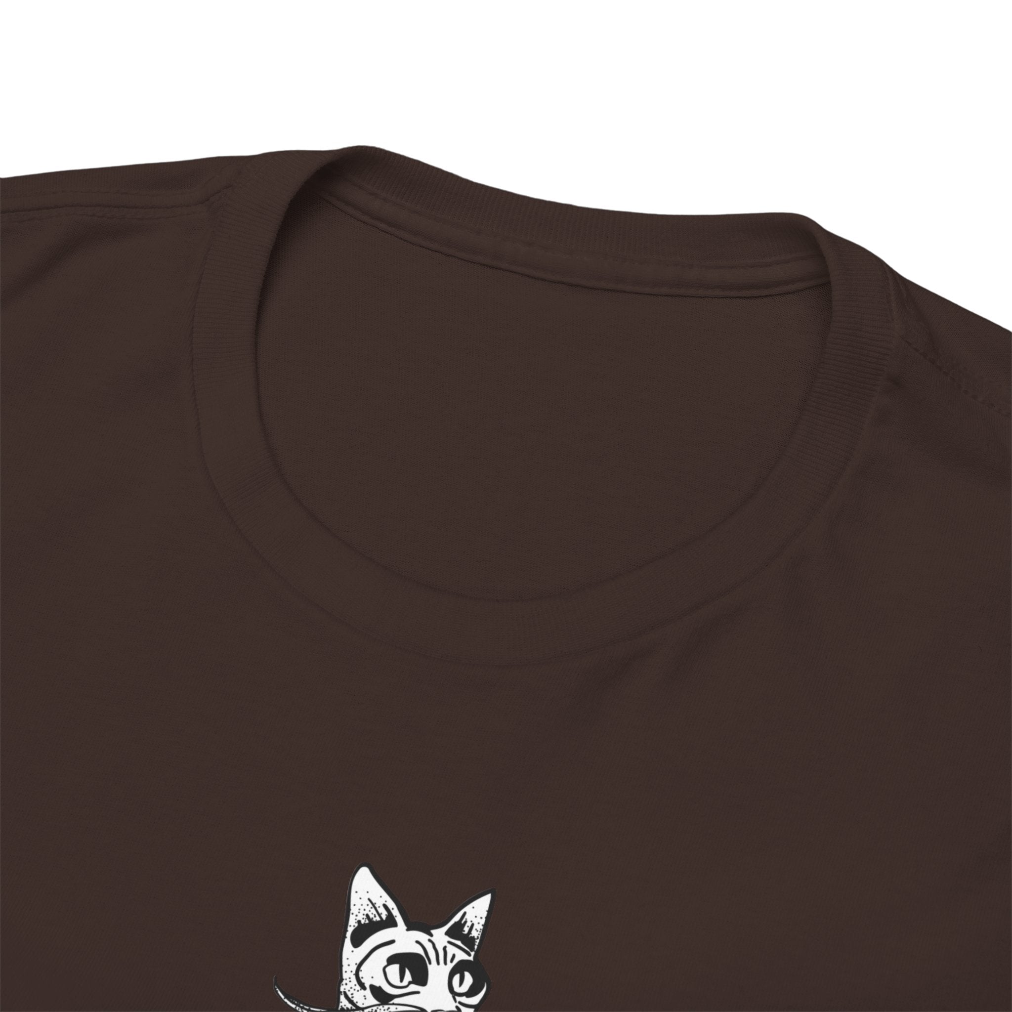 T-Shirt — 'Wine because adulting is so hard' Cat Wine Graphic Tee