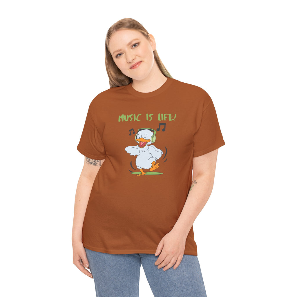 Music Is Life Duck T‑Shirt