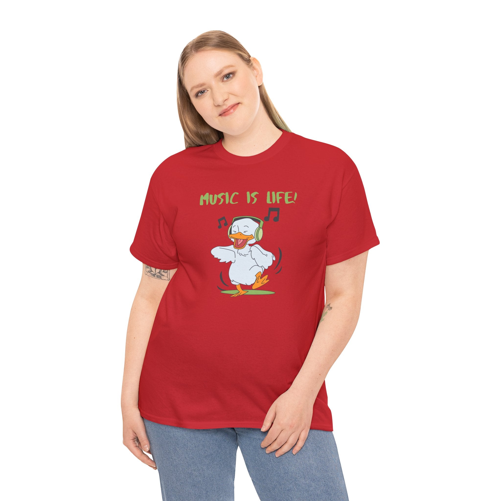 Music Is Life Duck T‑Shirt