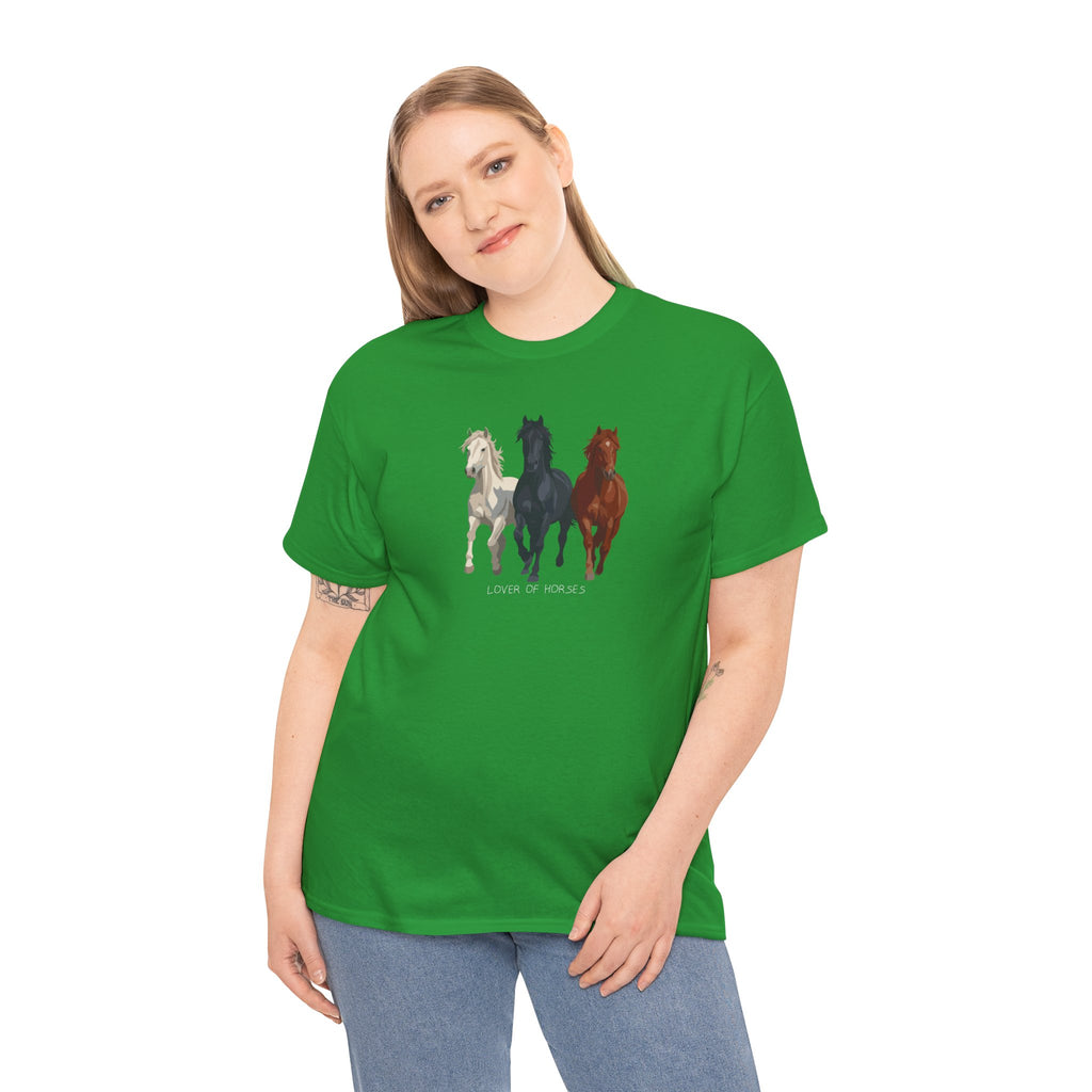 T-Shirt — Three Horses 'Love is Love' Pride Graphic Tee