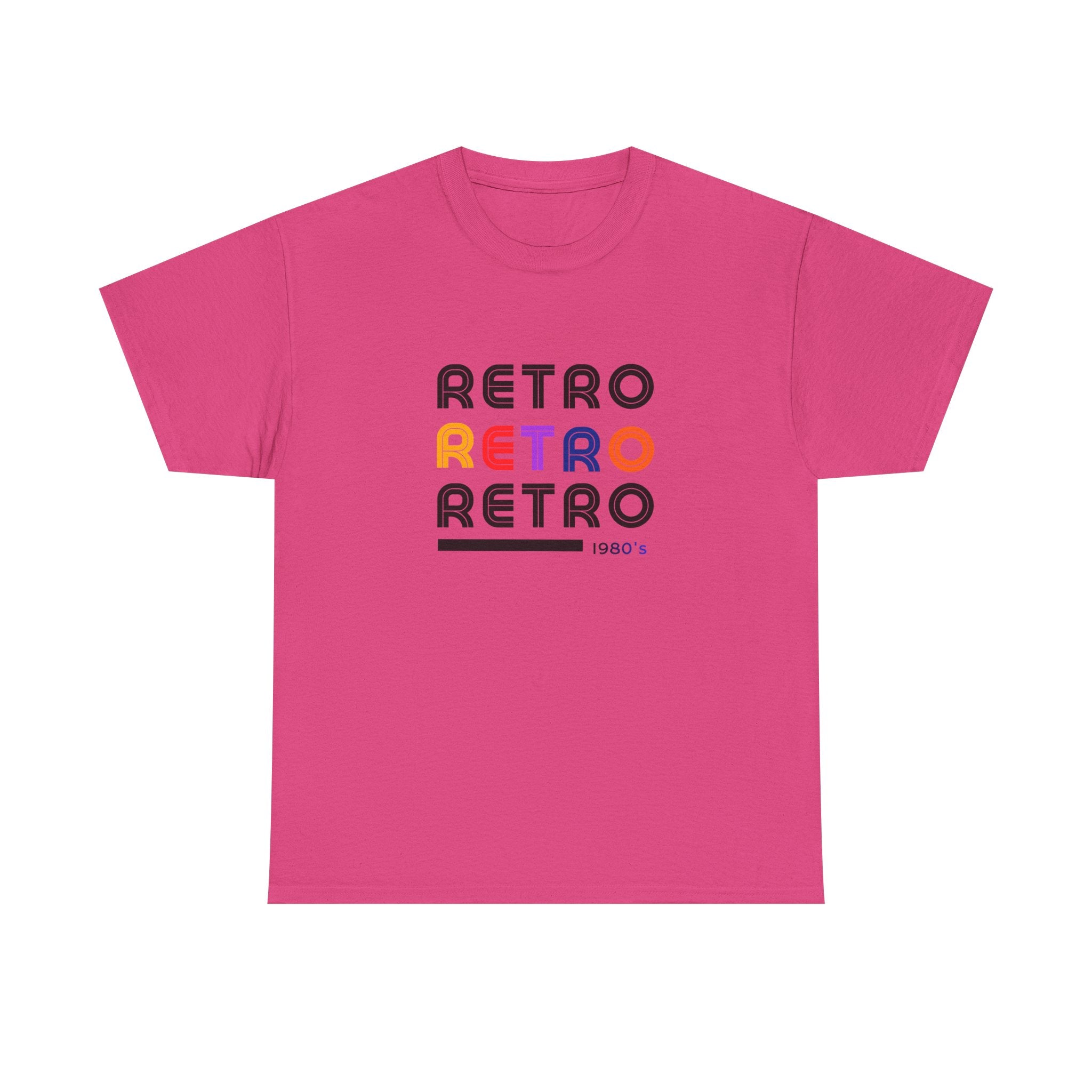 Retro Repeat Tee — Vintage 1980s-Inspired Graphic T-Shirt