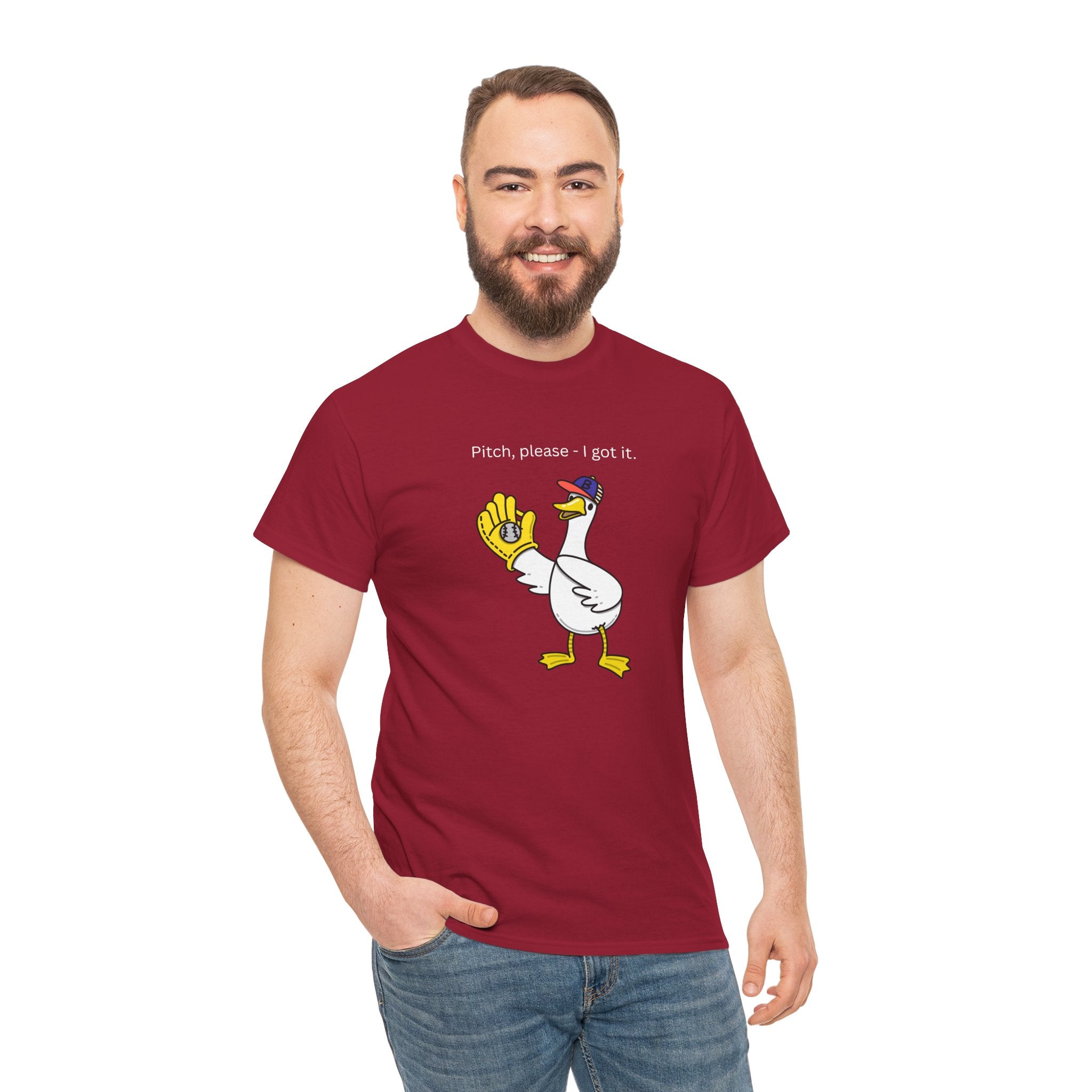 I Got It Baseball Duck T‑Shirt — Funny Catcher Graphic Tee