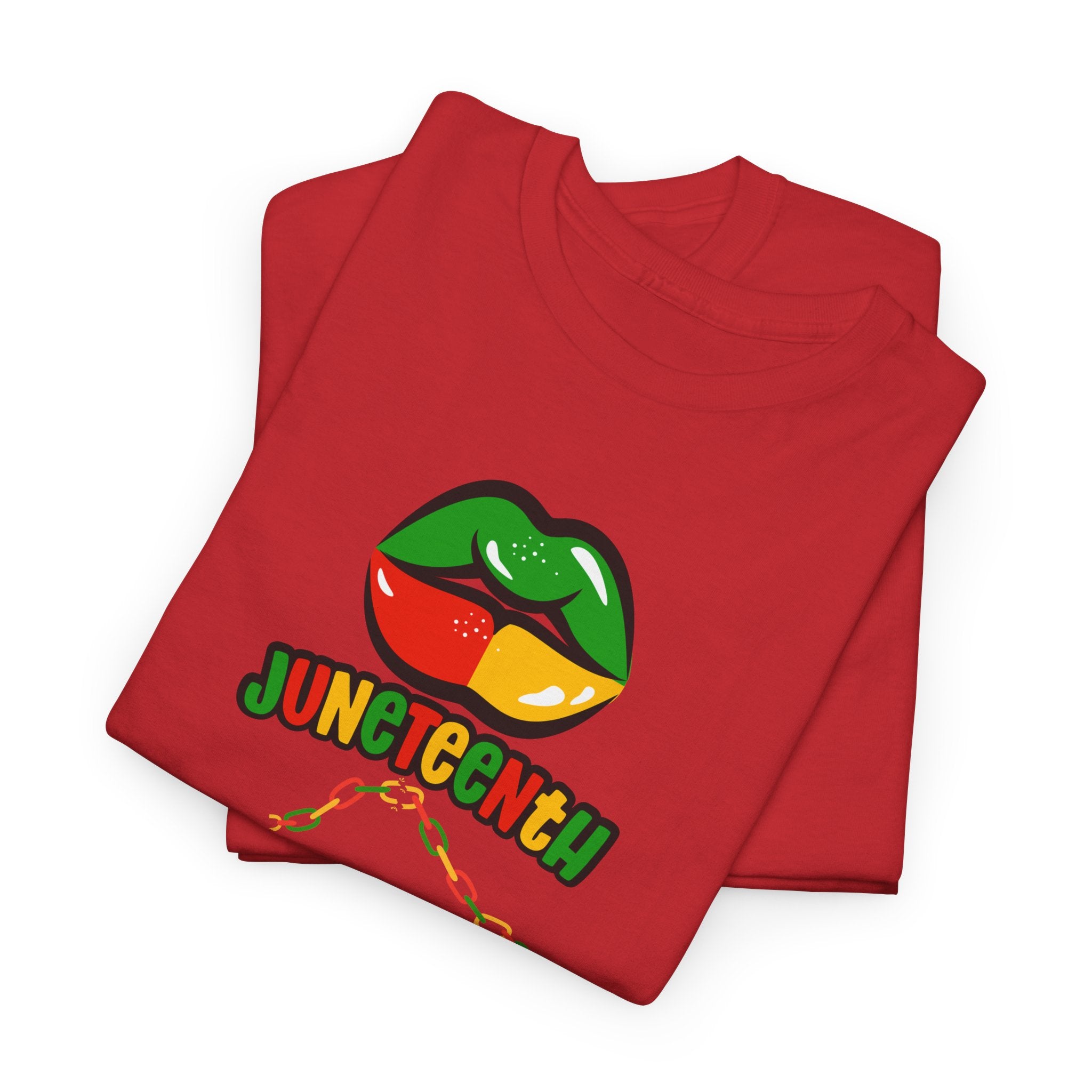 Juneteenth Lips Graphic Tee - Black History Celebration Shirt