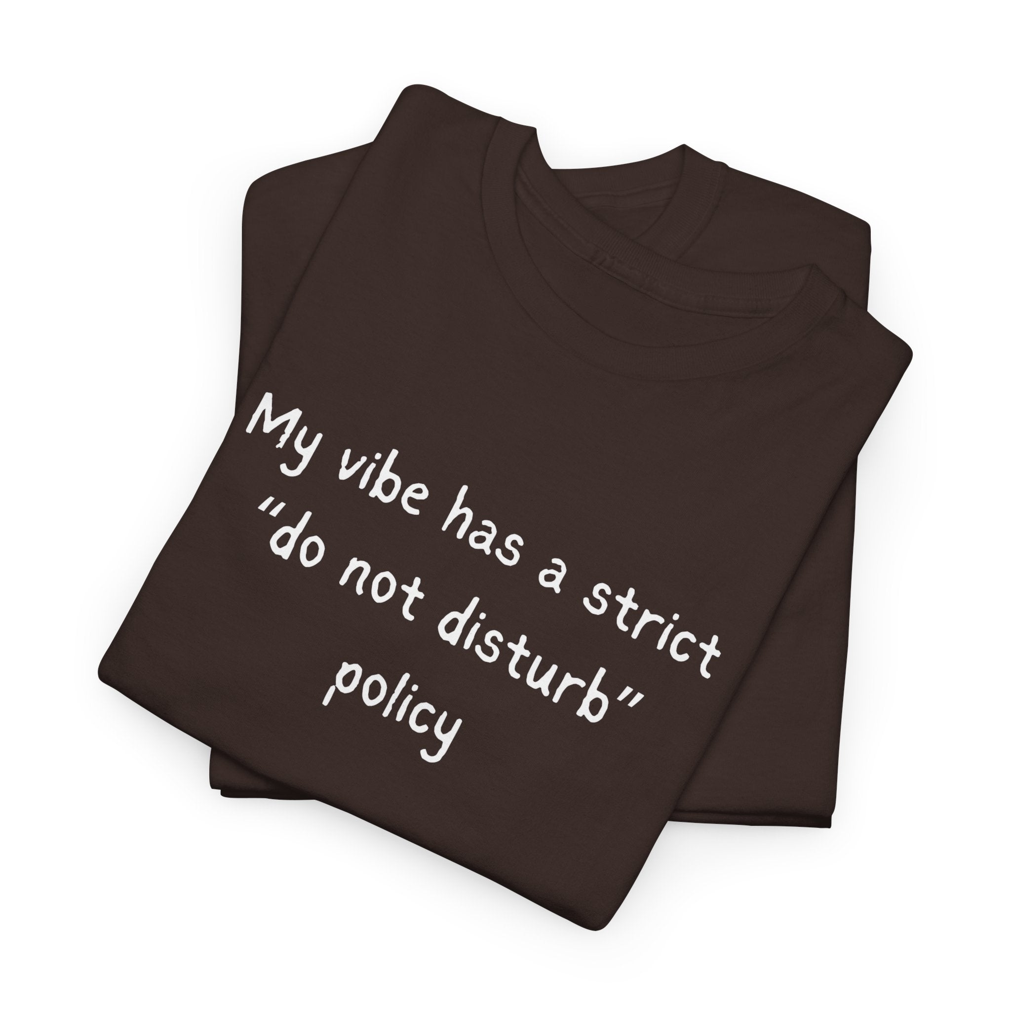 Do Not Disturb Tee — “My vibe has a strict ‘do not disturb’ policy” Graphic T-Shirt