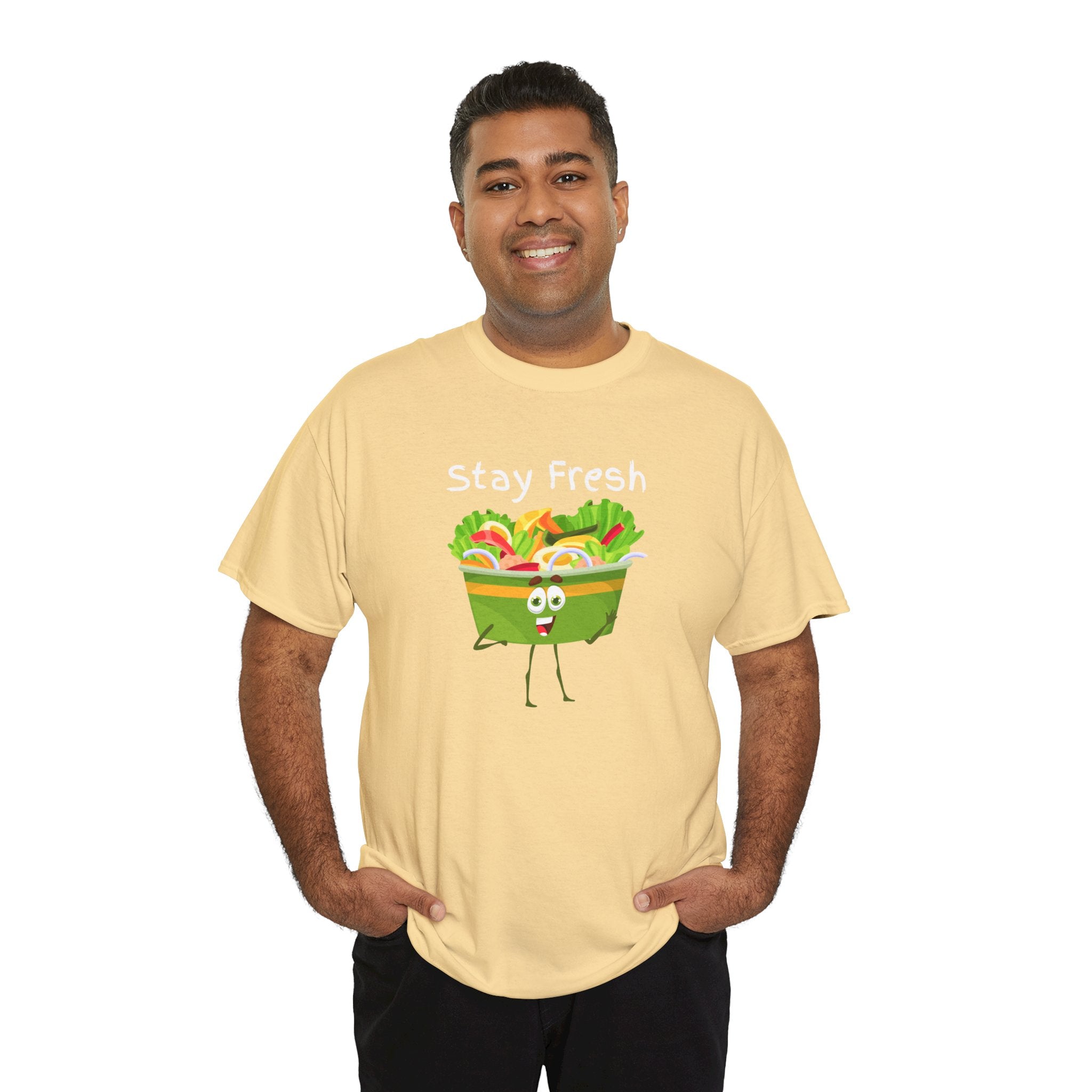 Stay Fresh Salad Tee – Cute Veggie Graphic T-Shirt