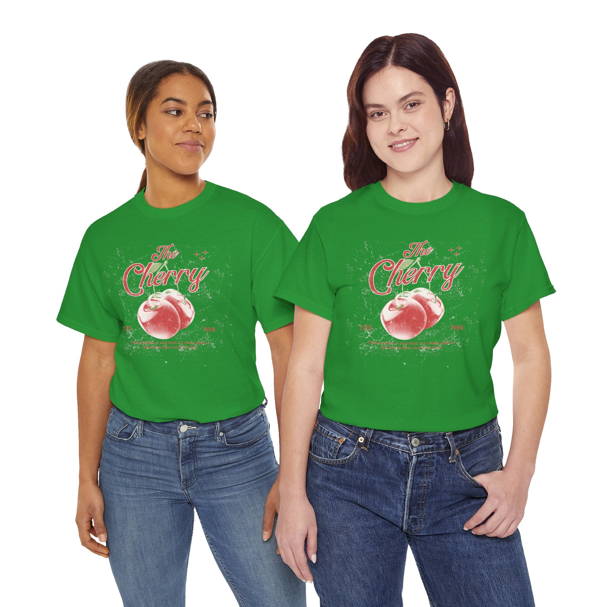 Cherry Vintage Graphic Tee — "I’m Cherry" Retro Fruit T-Shirt