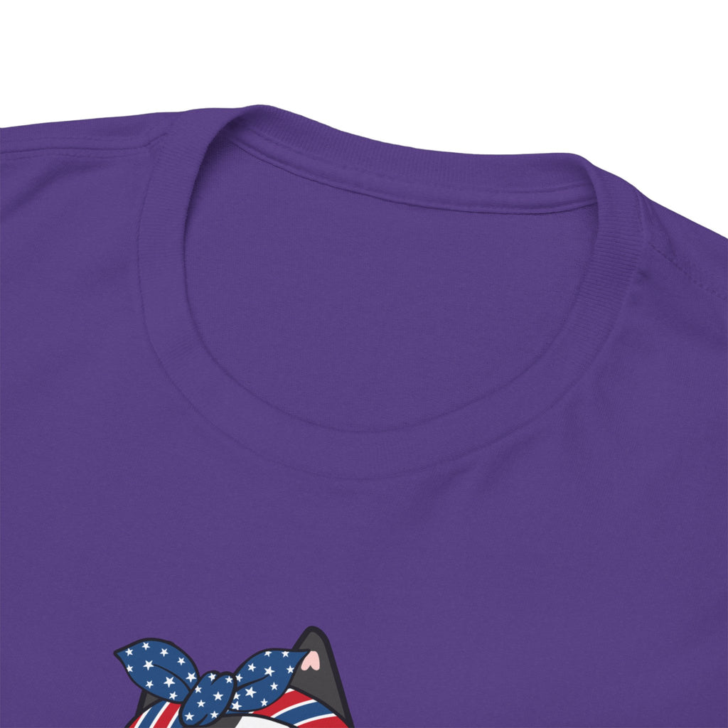 Cat Birthday Tee — "A Purr-fect Firecracker Was Born Today"