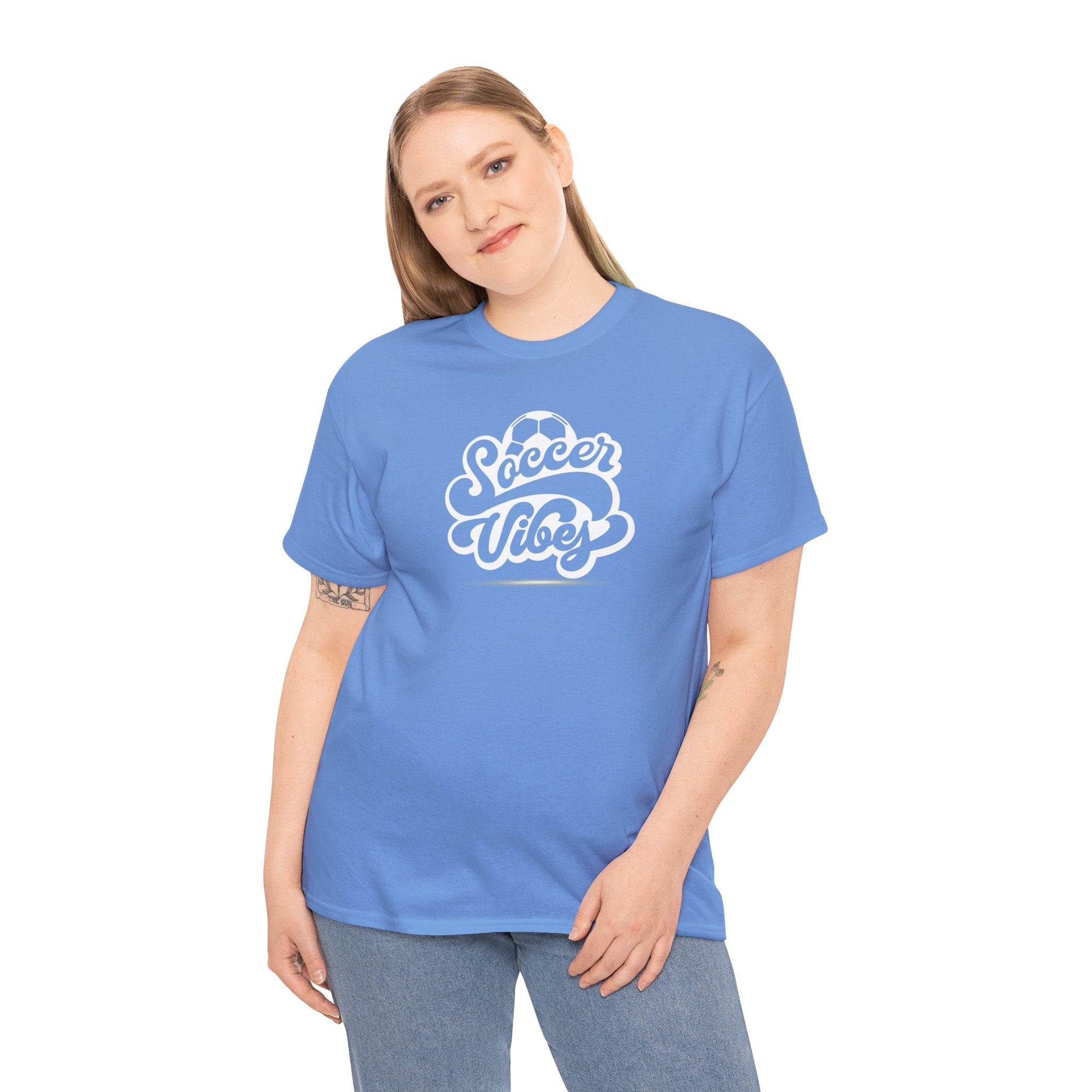 Soccer Vibes T-Shirt — Retro Script Soccer Tee
