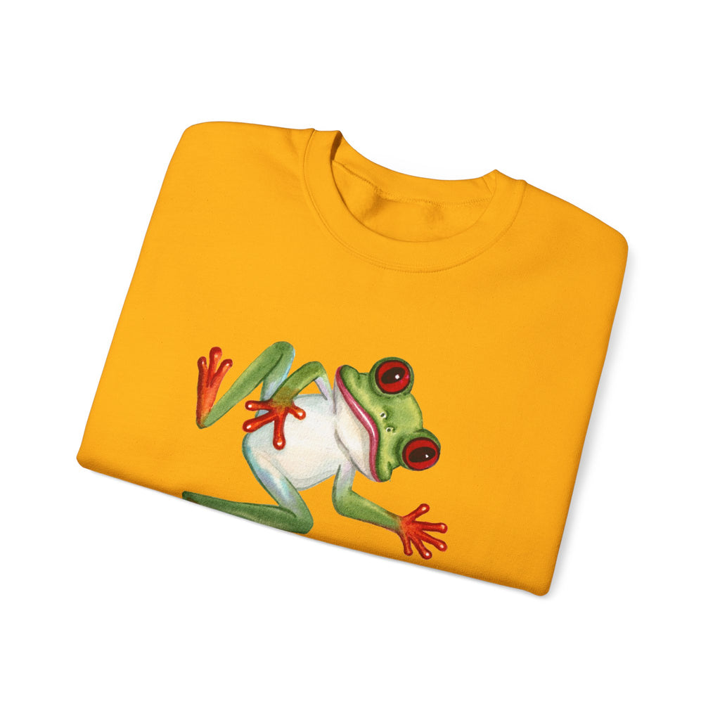 Frog 'Here for Hoppy Hour' Crewneck Sweatshirt