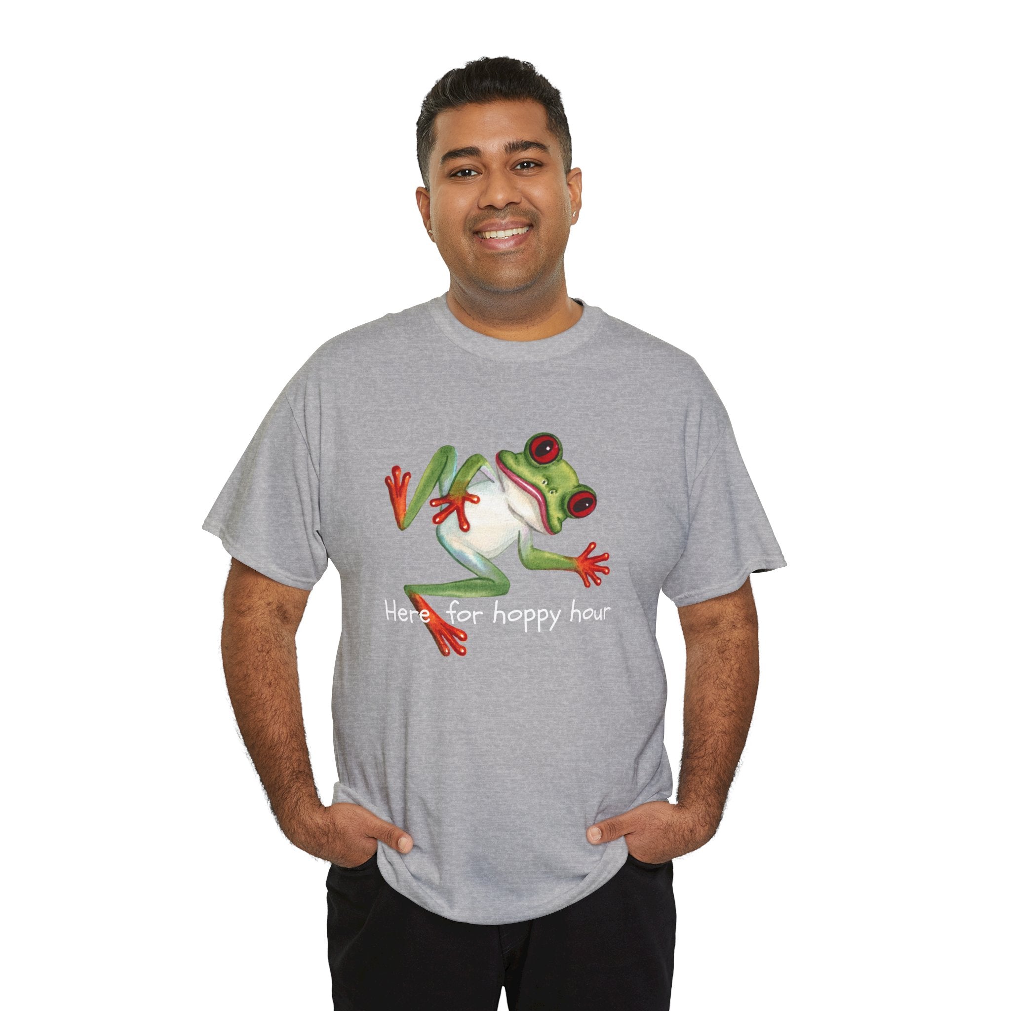 Red-Eyed Tree Frog Graphic Tee — Cute Tropical Frog Shirt for Nature Lovers