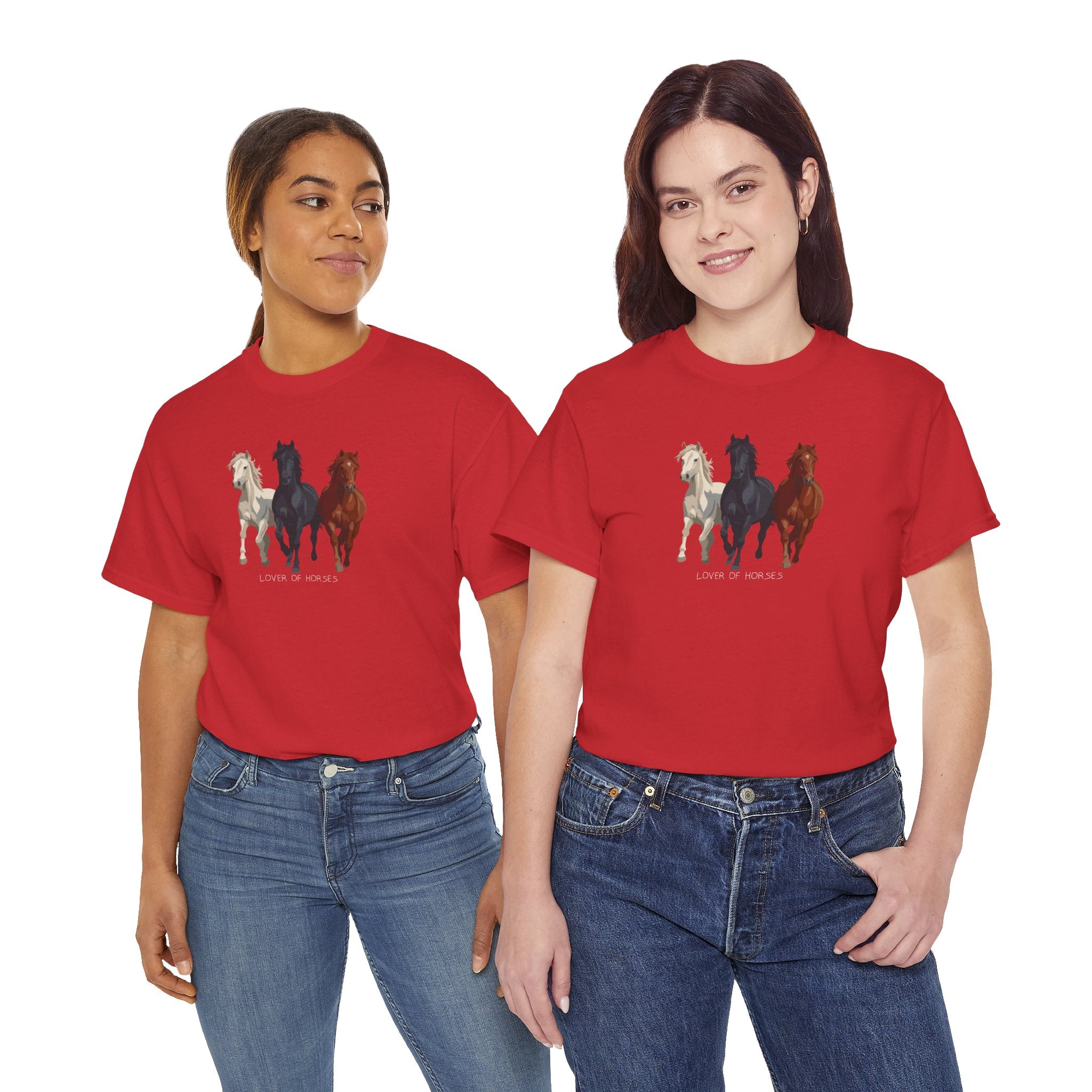 T-Shirt — Three Horses 'Love is Love' Pride Graphic Tee