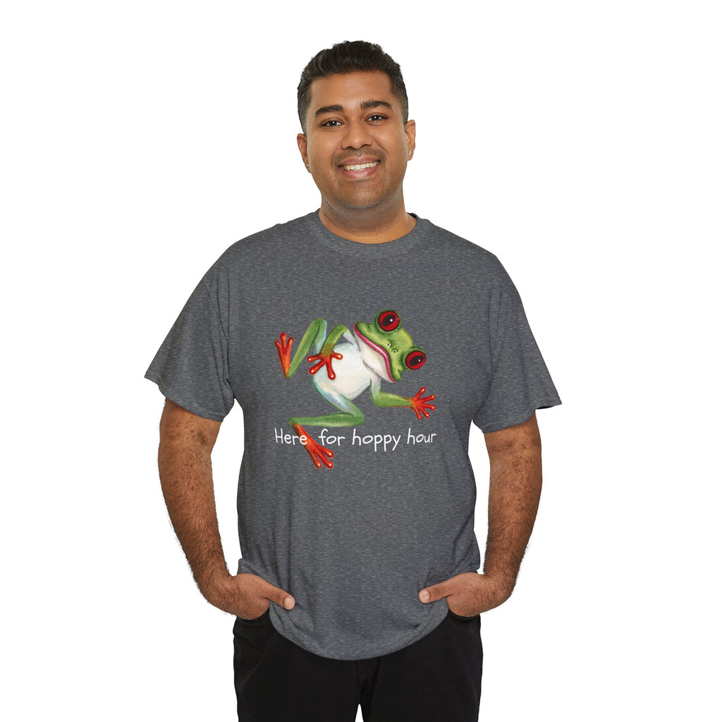 Red-Eyed Tree Frog Graphic Tee — Cute Tropical Frog Shirt for Nature Lovers