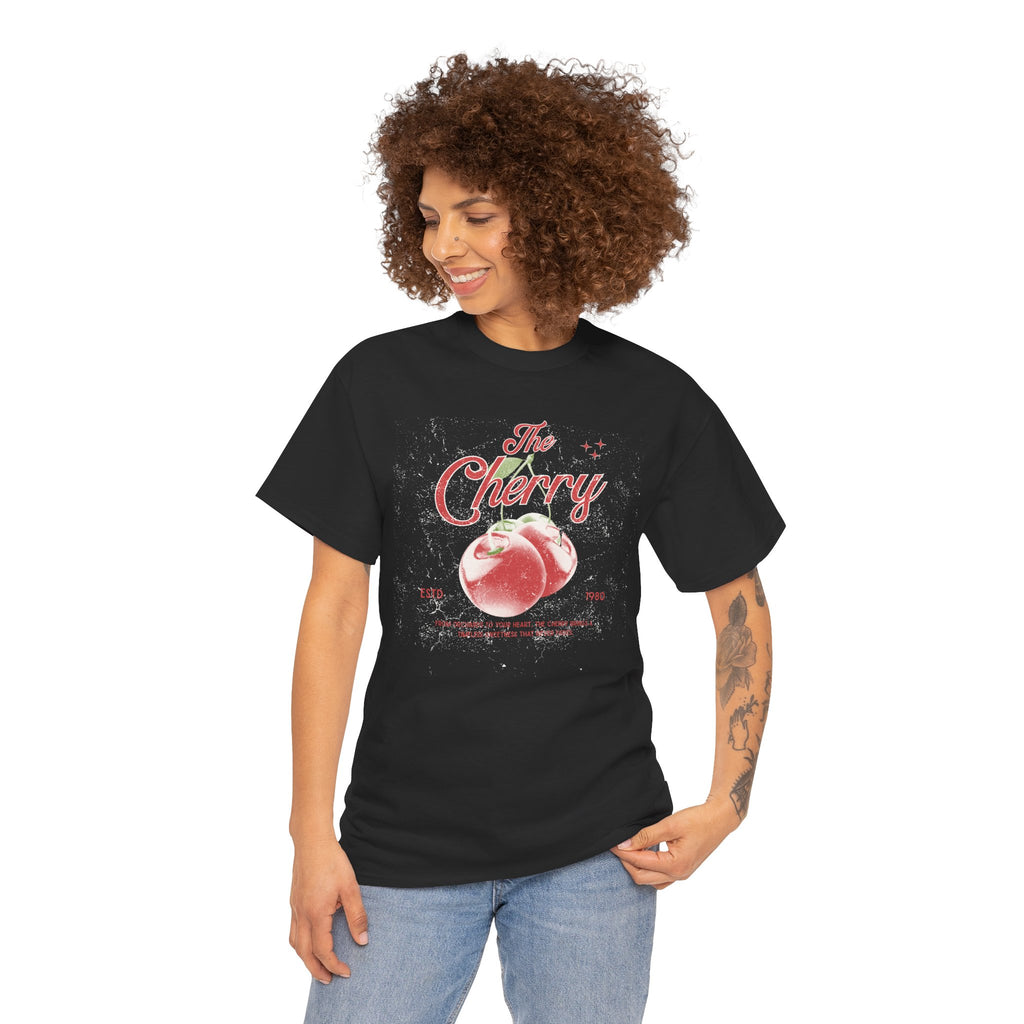 Cherry Vintage Graphic Tee — "I’m Cherry" Retro Fruit T-Shirt