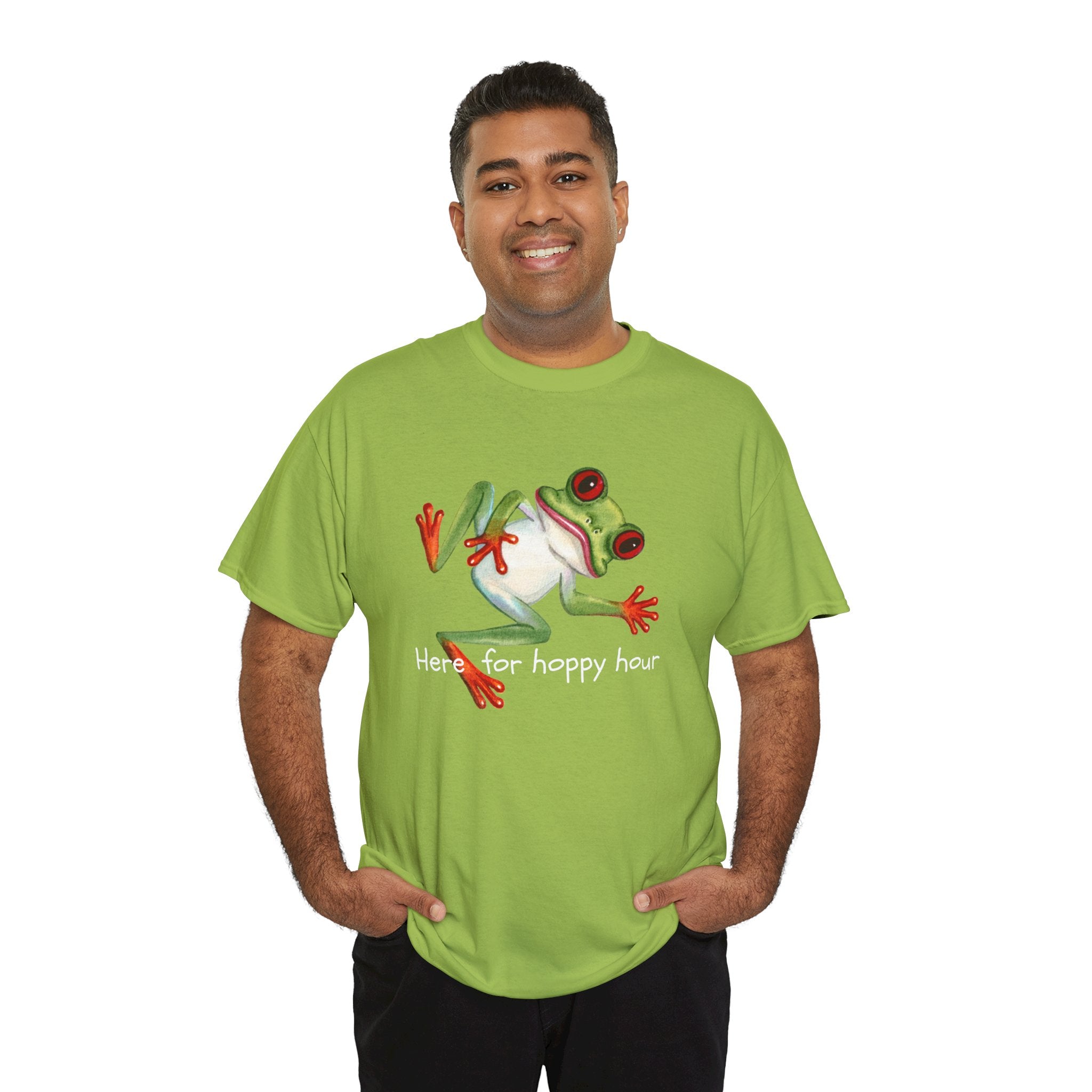 Red-Eyed Tree Frog Graphic Tee — Cute Tropical Frog Shirt for Nature Lovers