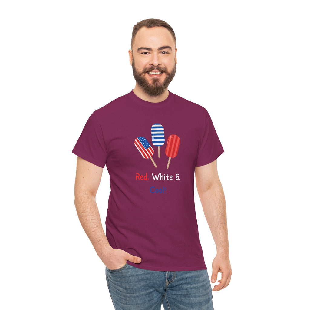 Patriotic Popsicle Tee – "Red, White & Cool" 4th of July T-Shirt