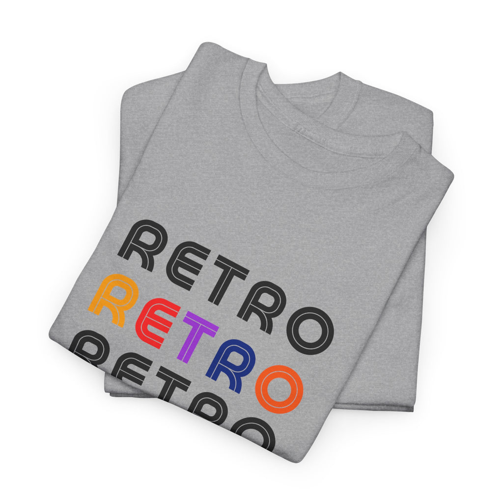 Retro Repeat Tee — Vintage 1980s-Inspired Graphic T-Shirt