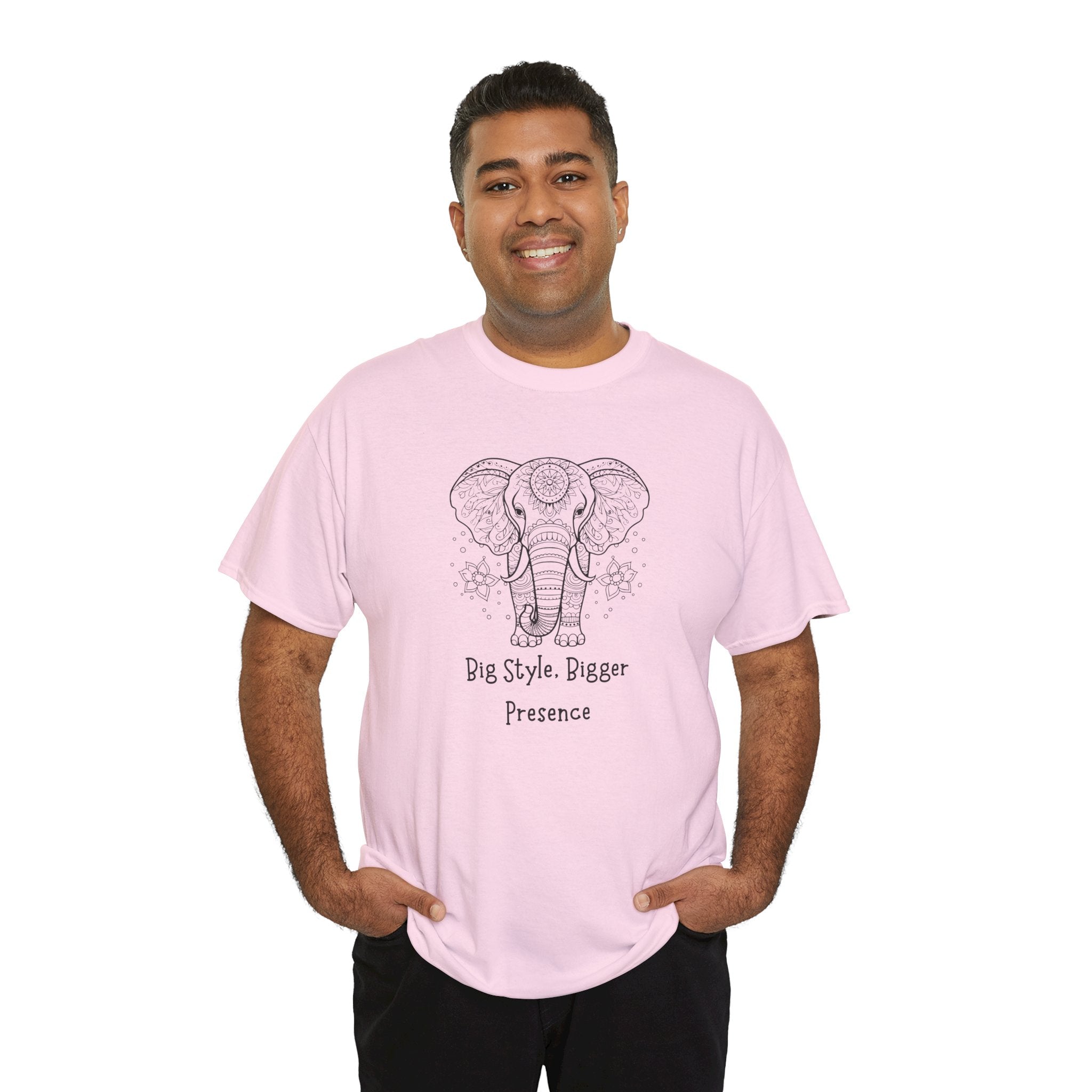Elephant Head Tee — "Big Style. Bigger Presence" Graphic T-Shirt