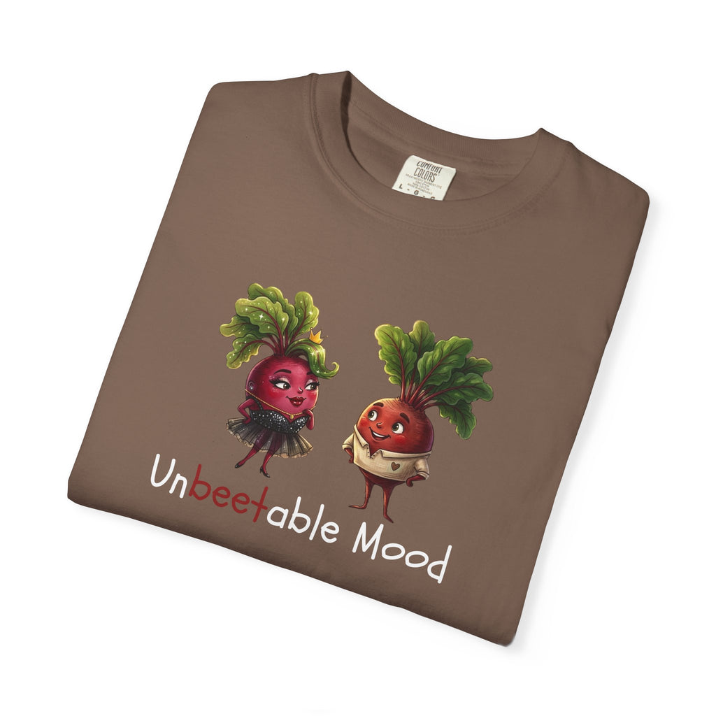 Unbeetable Mood T-Shirt — Cute Beet Characters Veggie Pun Tee