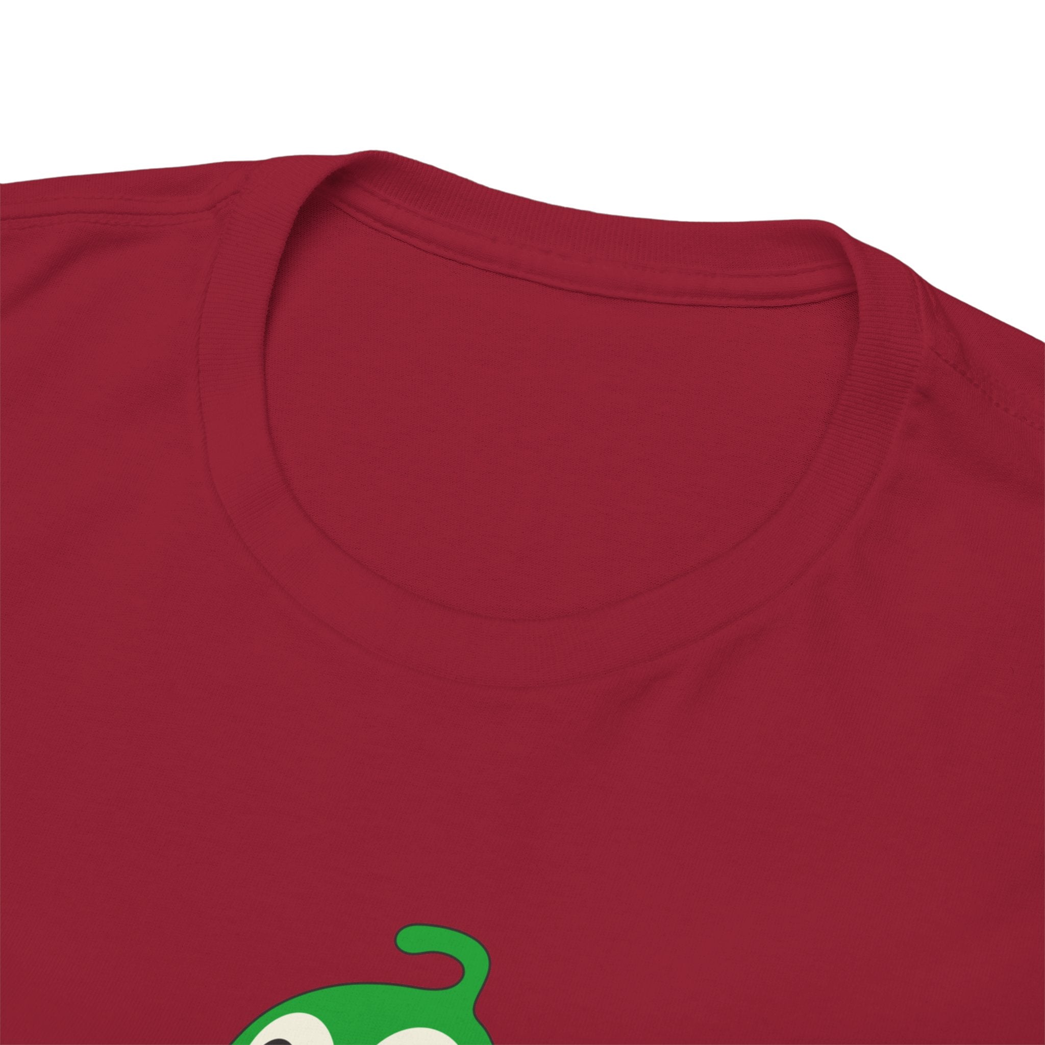 Screaming Internally Tee — Cute Green Monster Graphic Shirt