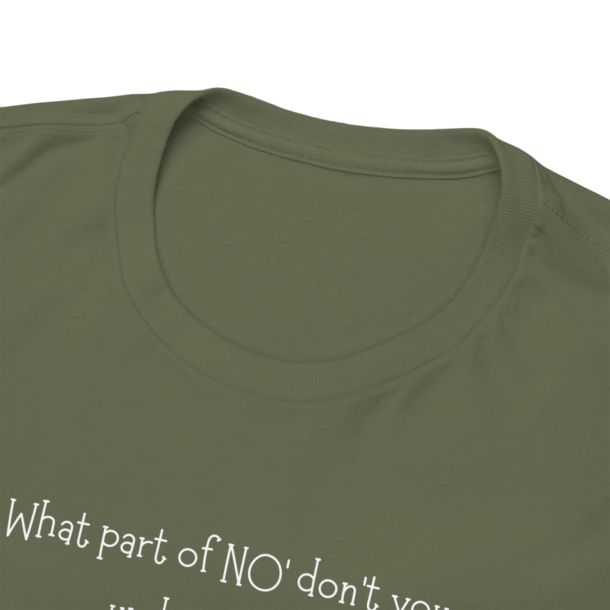 Duck Cartoon Tee – “What part of NO? don’t you understand?" Funny Graphic T‑Shirt