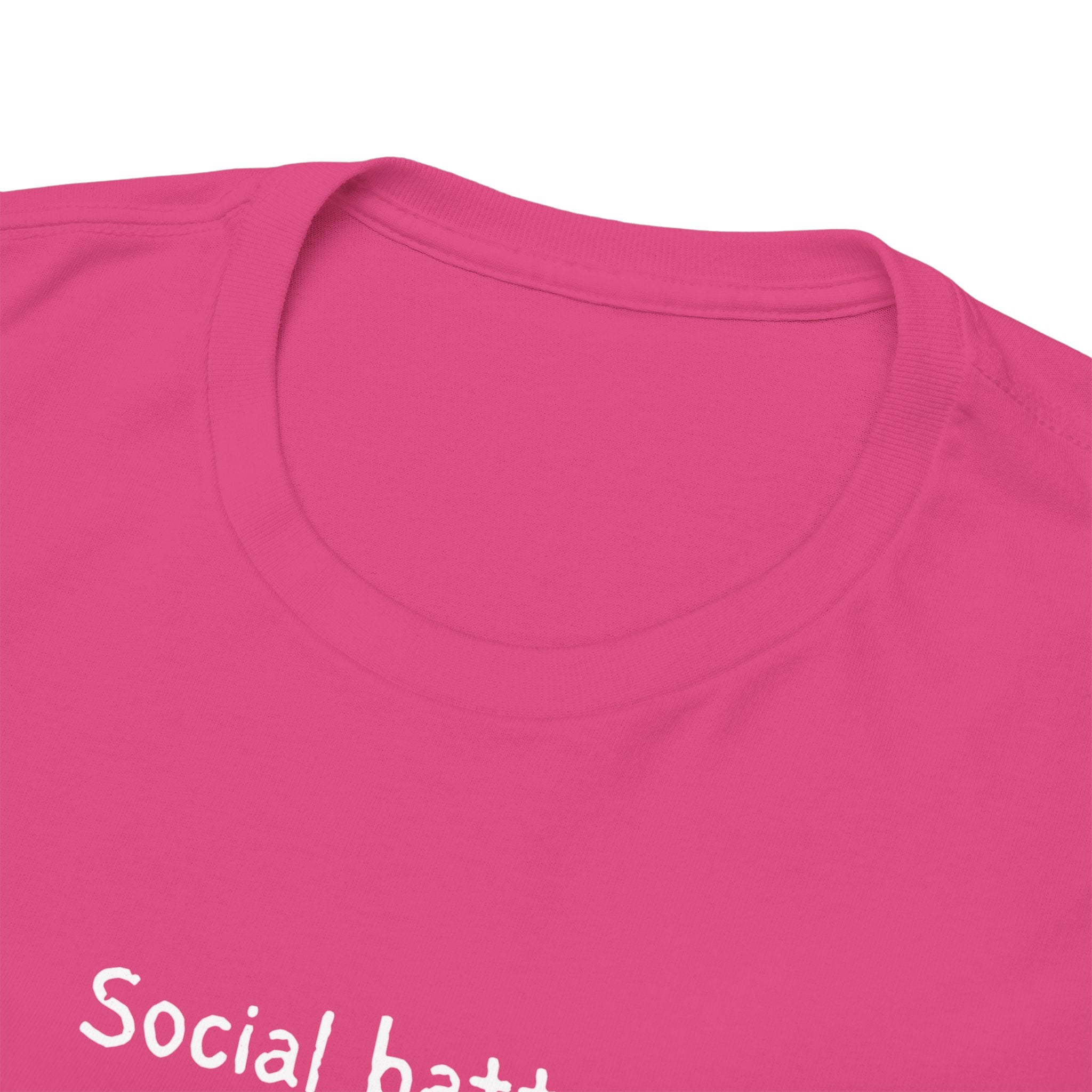 Social Battery Permanently Low Tee — Introvert Humor Cotton T-Shirt