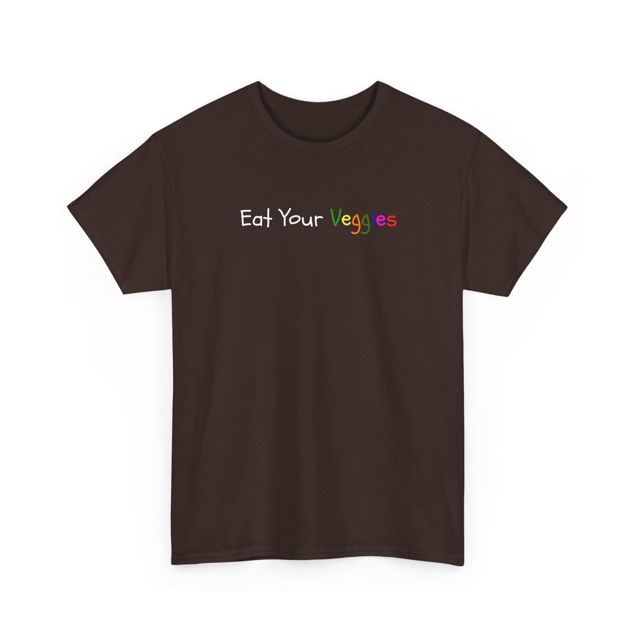 Eat Your Veggies T-Shirt — Colorful Kids & Adult Veggie Reminder Tee