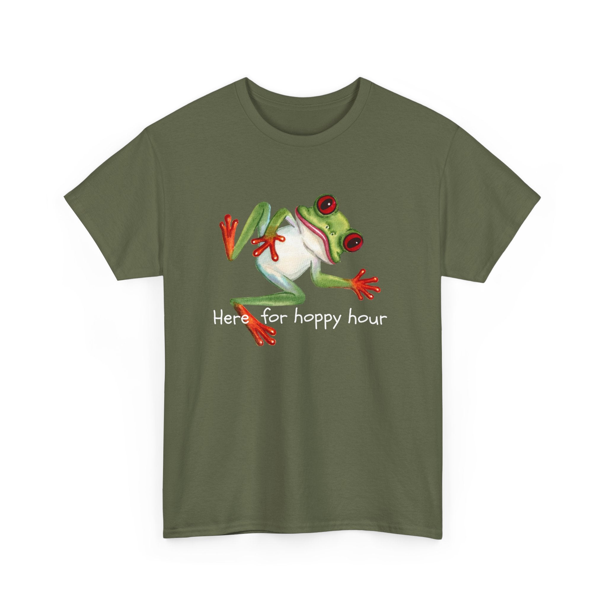 Red-Eyed Tree Frog Graphic Tee — Cute Tropical Frog Shirt for Nature Lovers