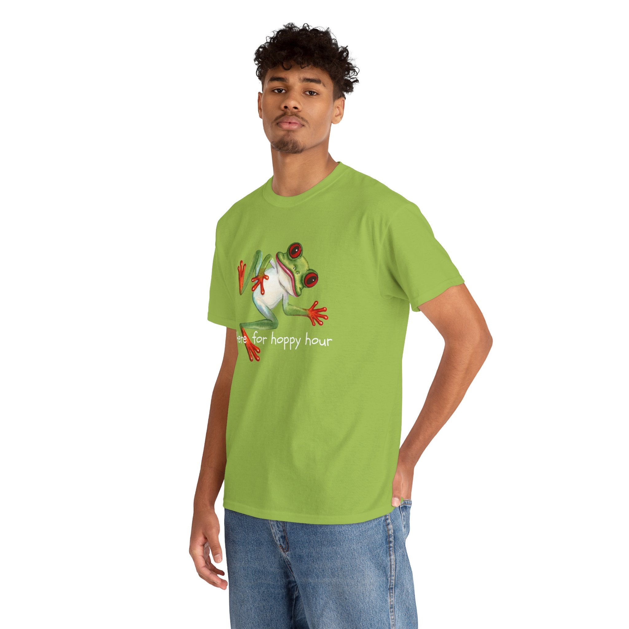Red-Eyed Tree Frog Graphic Tee — Cute Tropical Frog Shirt for Nature Lovers
