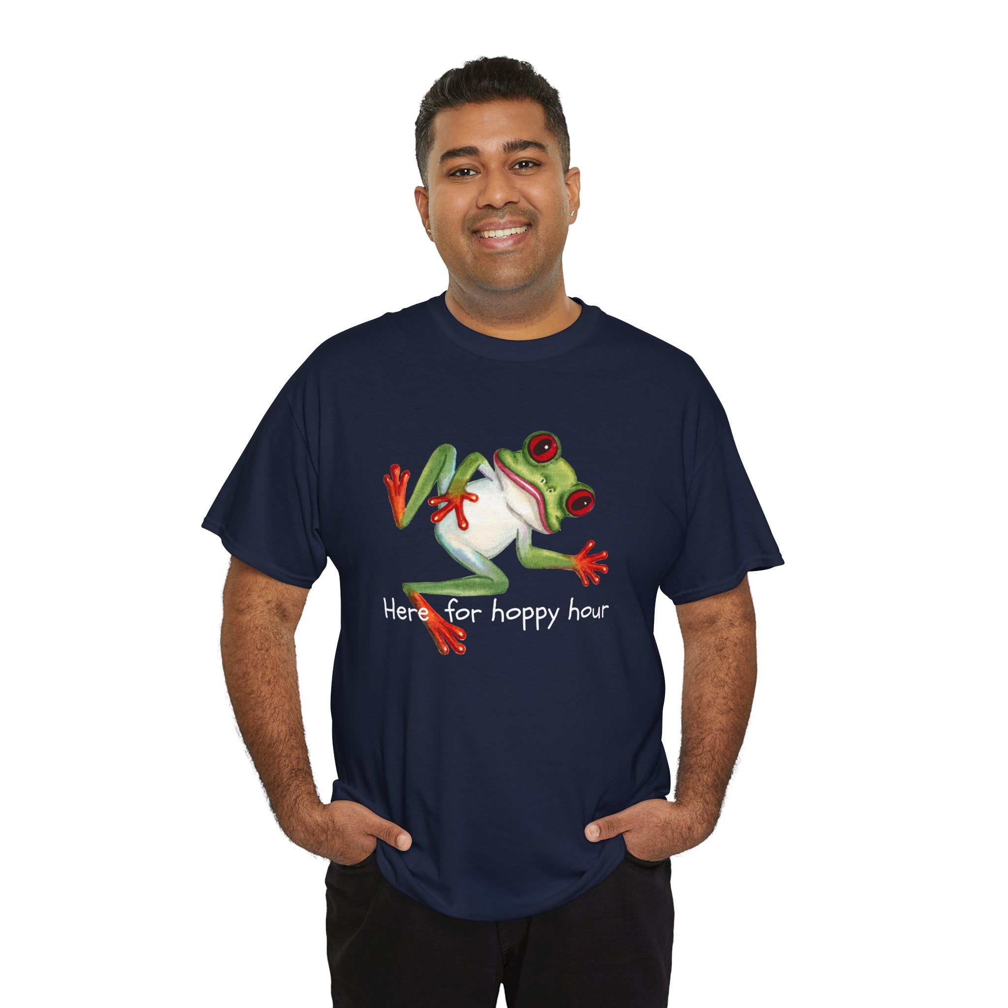 Red-Eyed Tree Frog Graphic Tee — Cute Tropical Frog Shirt for Nature Lovers