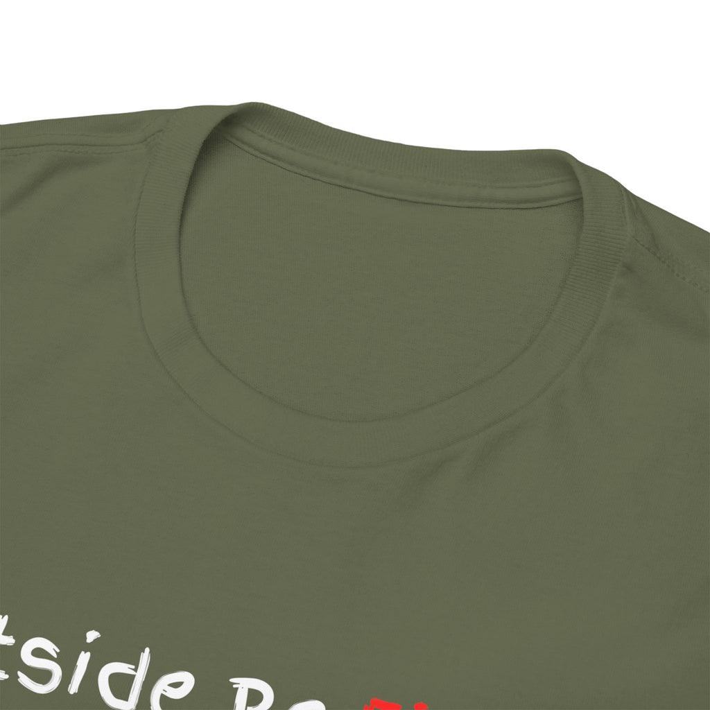 Outside Be Finicky Graphic Tee — Funny Playful Slogan T-Shirt