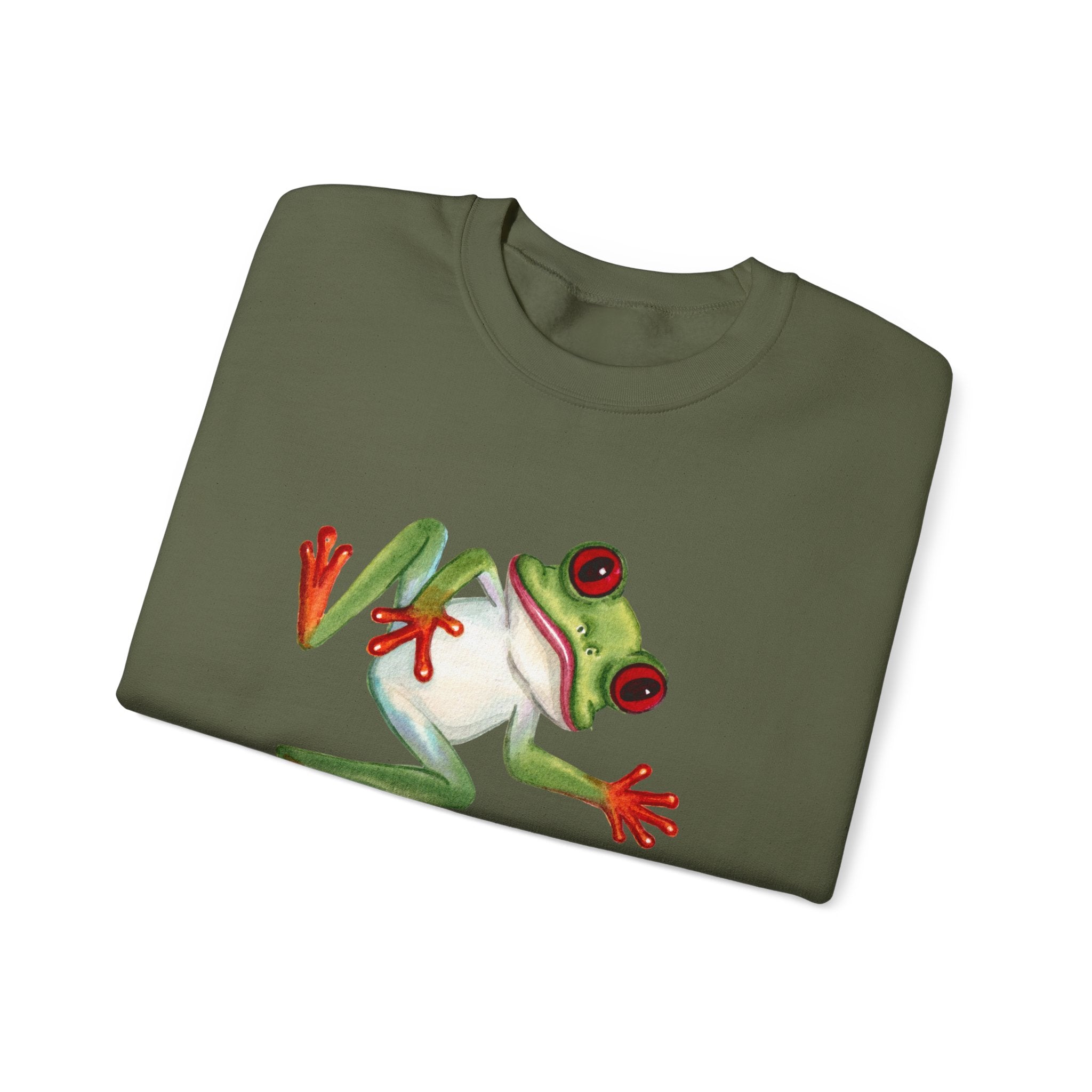 Frog 'Here for Hoppy Hour' Crewneck Sweatshirt