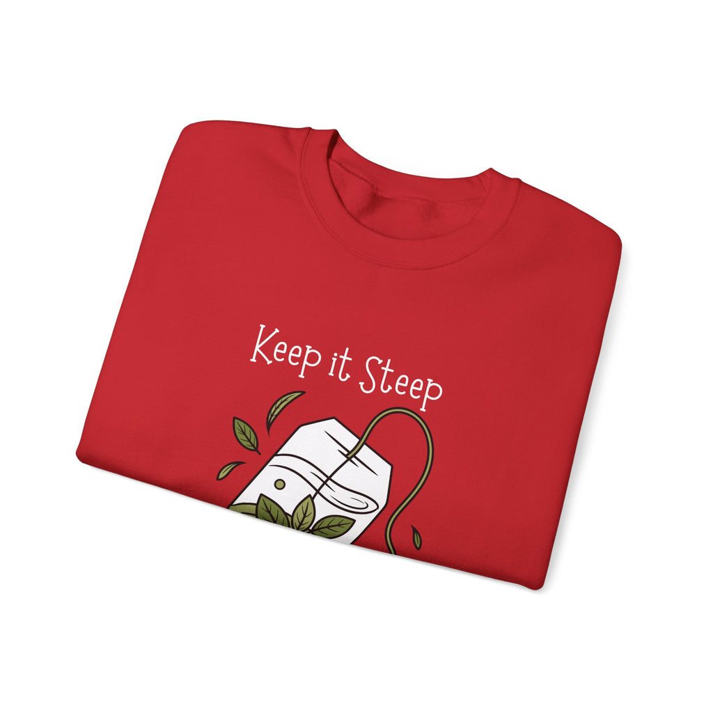 Crewneck Sweatshirt — Herbal Tea Bag Illustration | Cozy Botanical Gift