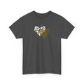 Leopard Heart Graphic Tee — Two-Tone Animal Print Heart T-Shirt