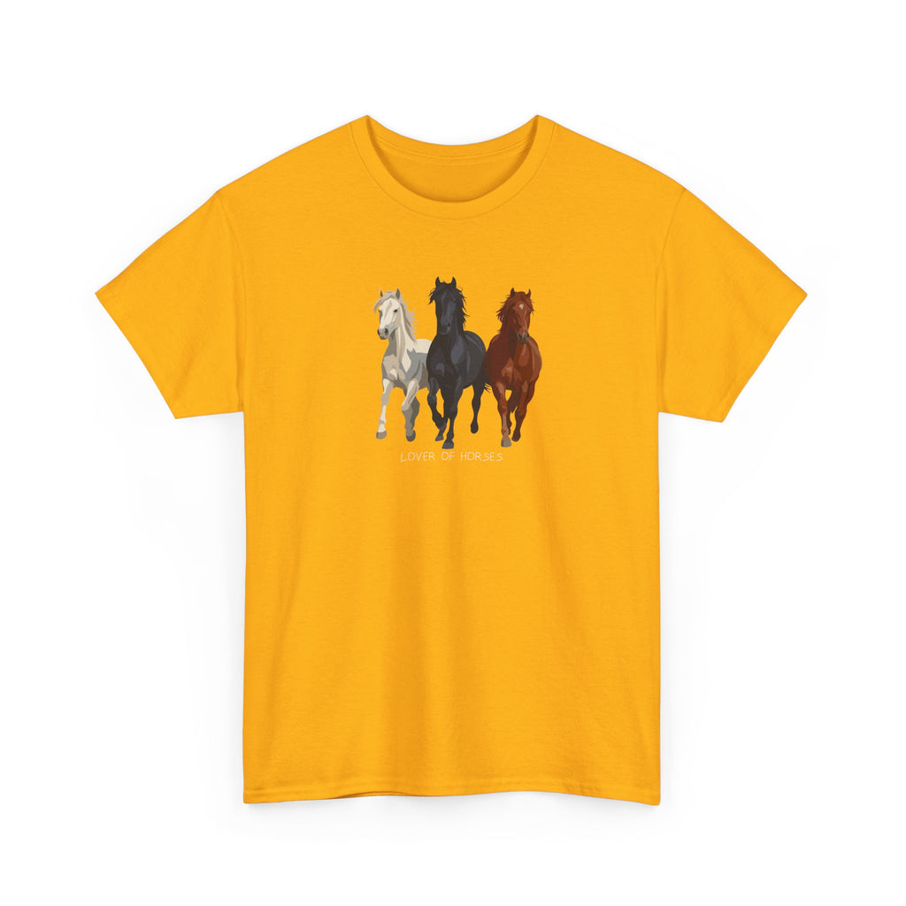 T-Shirt — Three Horses 'Love is Love' Pride Graphic Tee