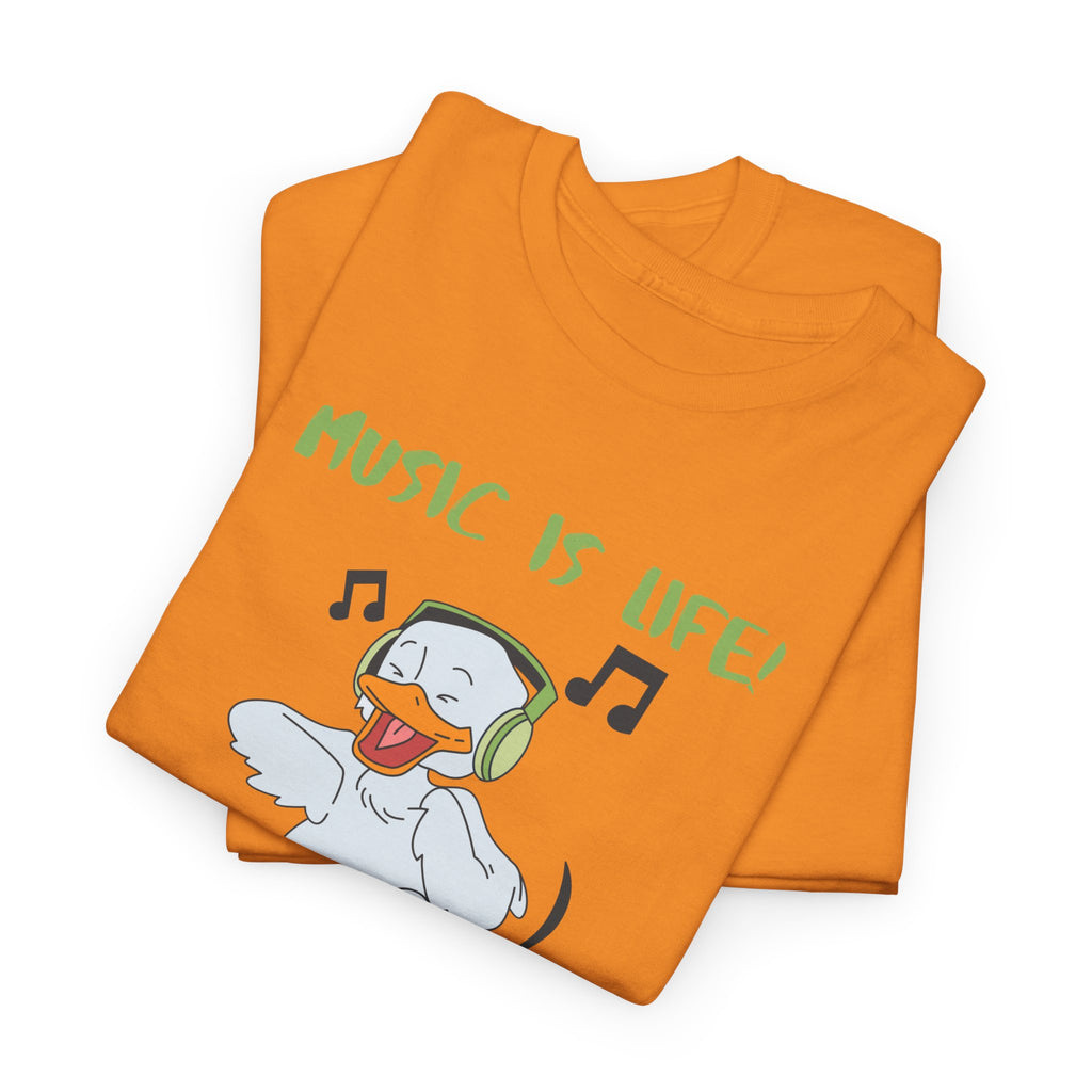 Music Is Life Duck T‑Shirt