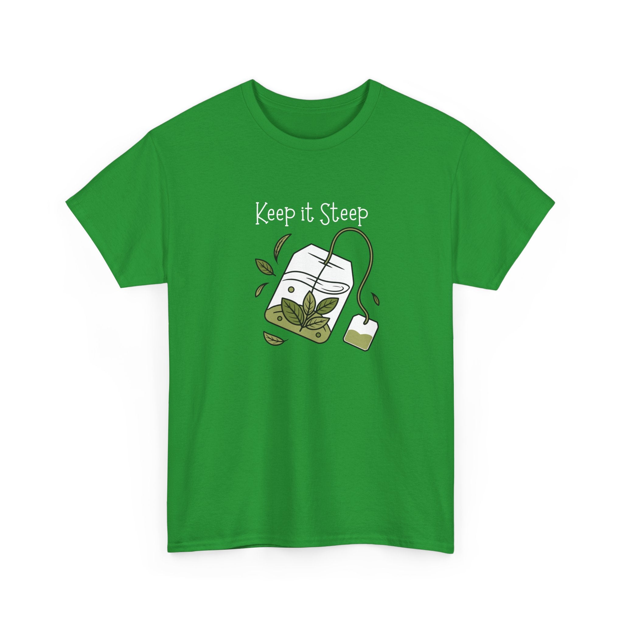 Keep It Steep Tea T-Shirt — Cute Tea Bag Graphic Tee for Tea Lovers