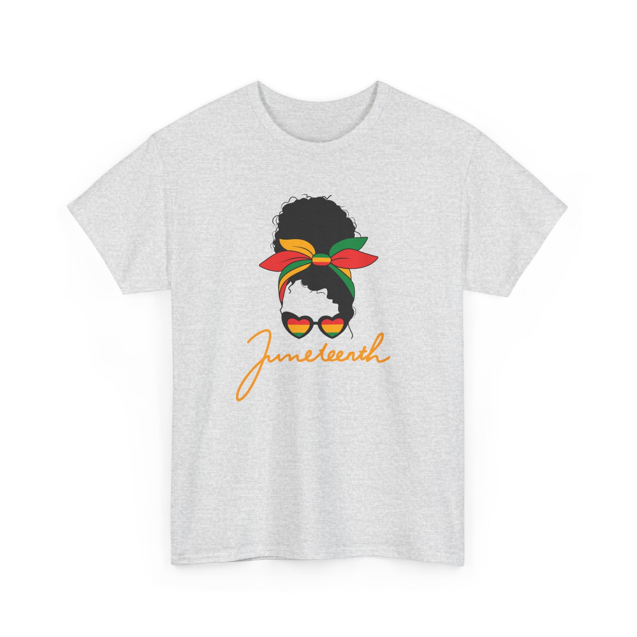 Juneteenth Afro Puff Tee — Juneteenth Celebration T-Shirt