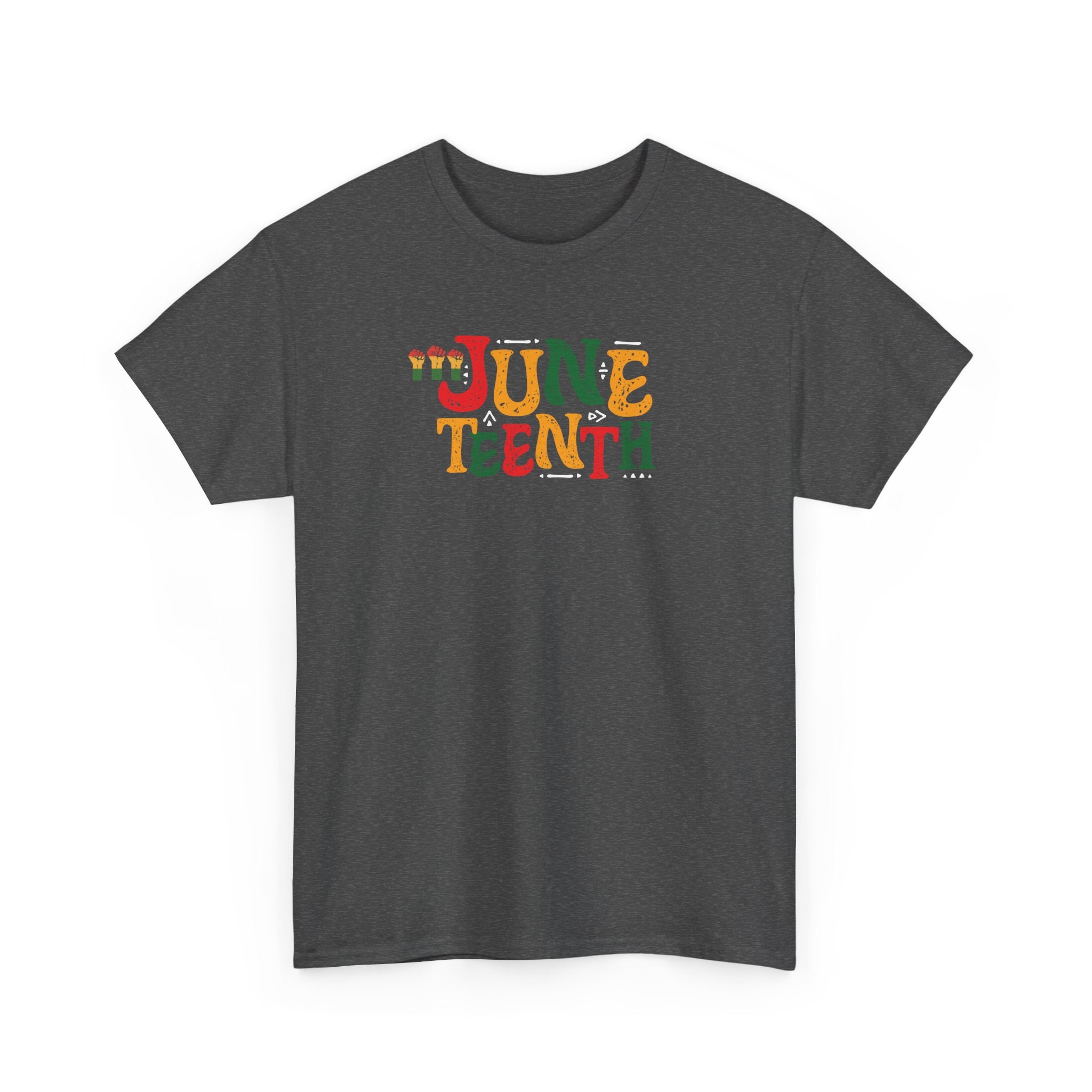 Juneteenth Graphic T-Shirt — Colorful Retro "Juneteenth" Tee (Jun 19 Celebration)