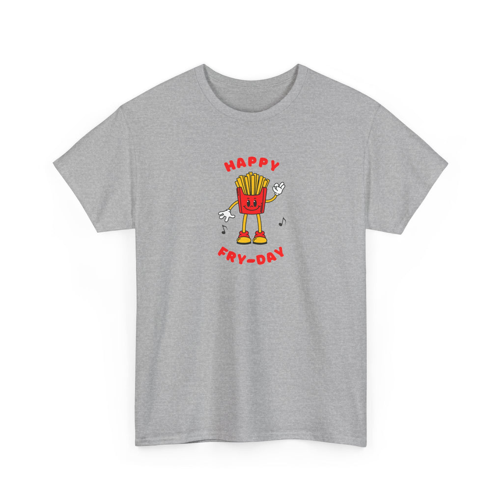 Happy Fry-Day T-Shirt — Cute Dancing Fries Graphic Tee