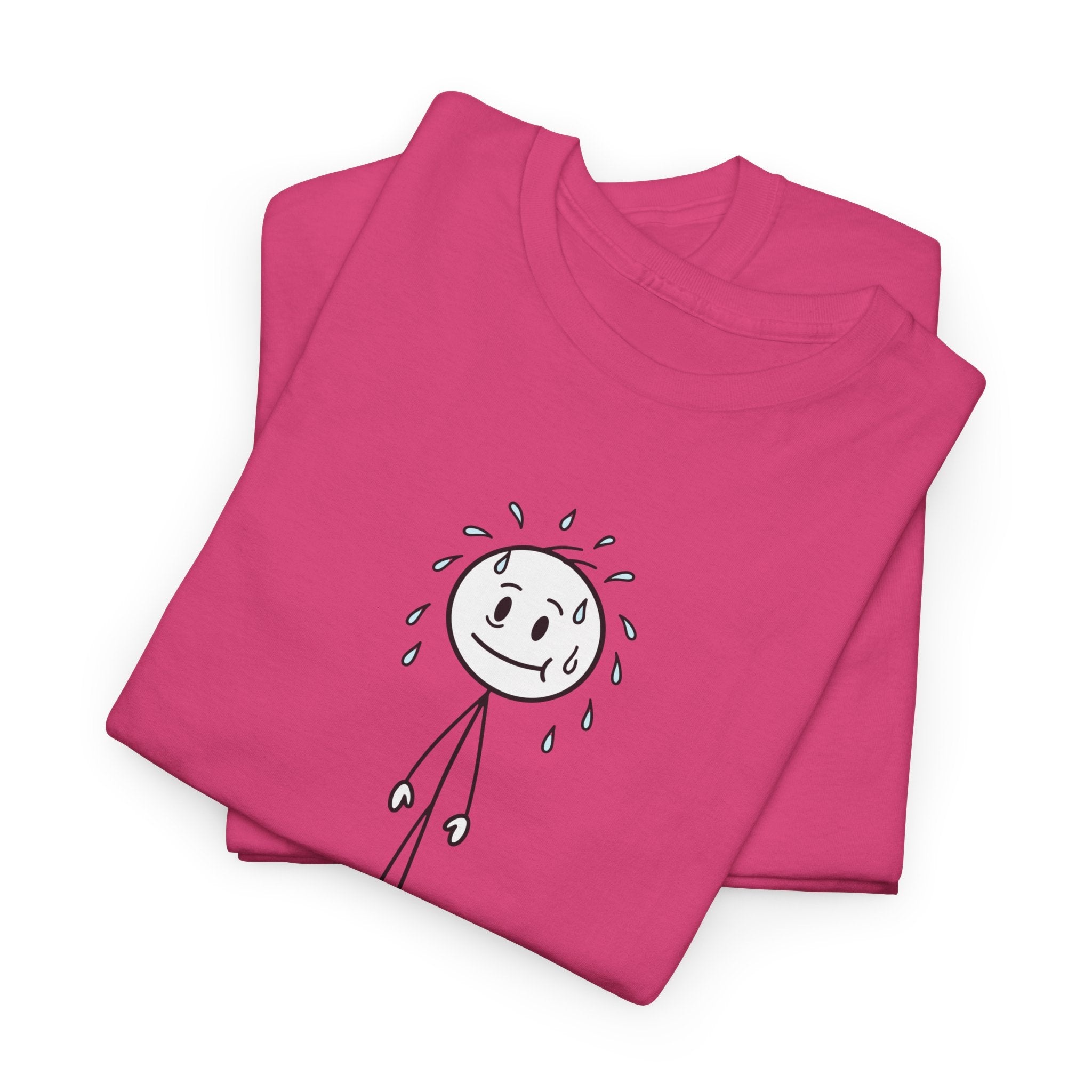 Me Socializing T-Shirt — Funny Introvert Stick Figure Tee