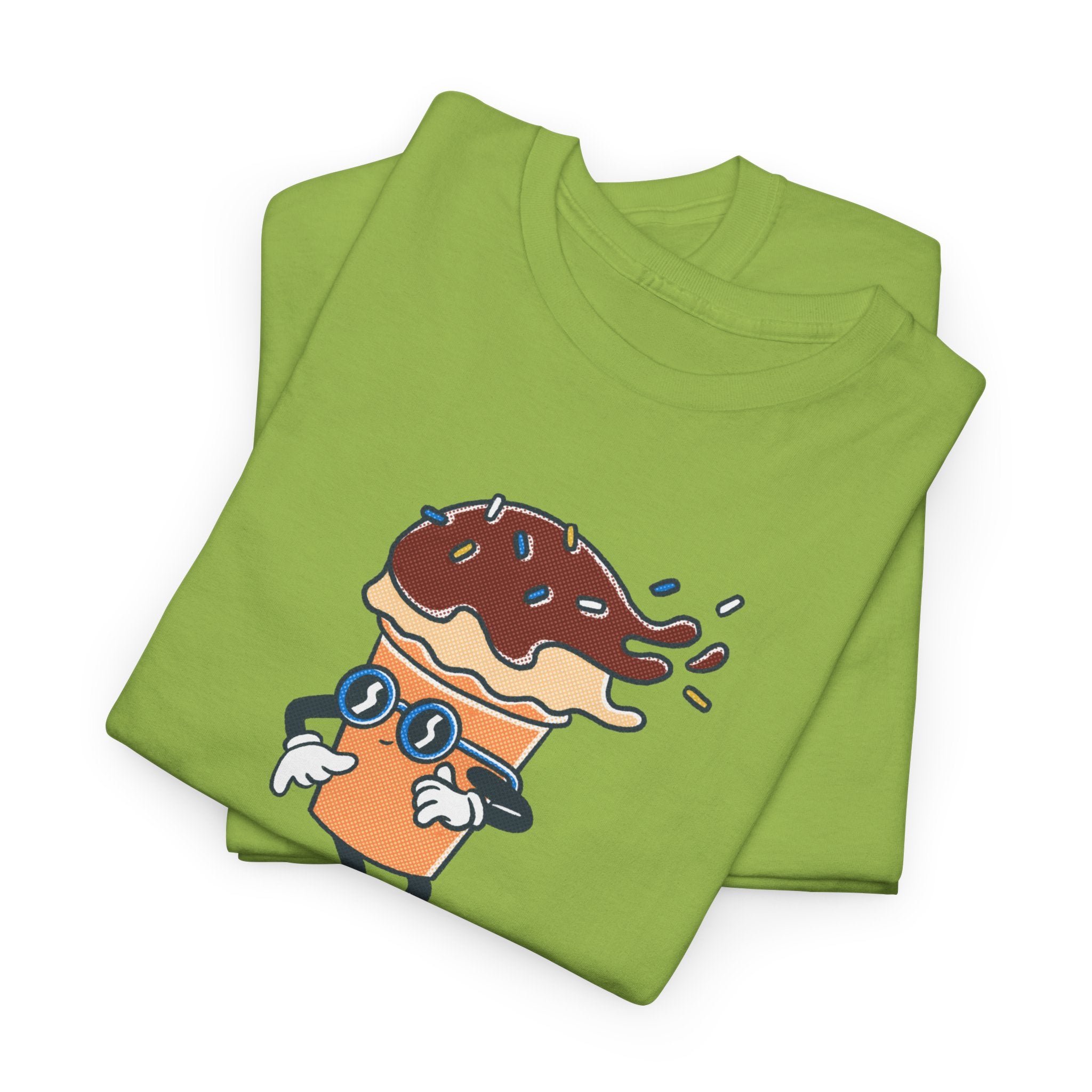 Donut Skateboard Cartoon Tee — "Can’t Stop Me" Graphic T-Shirt