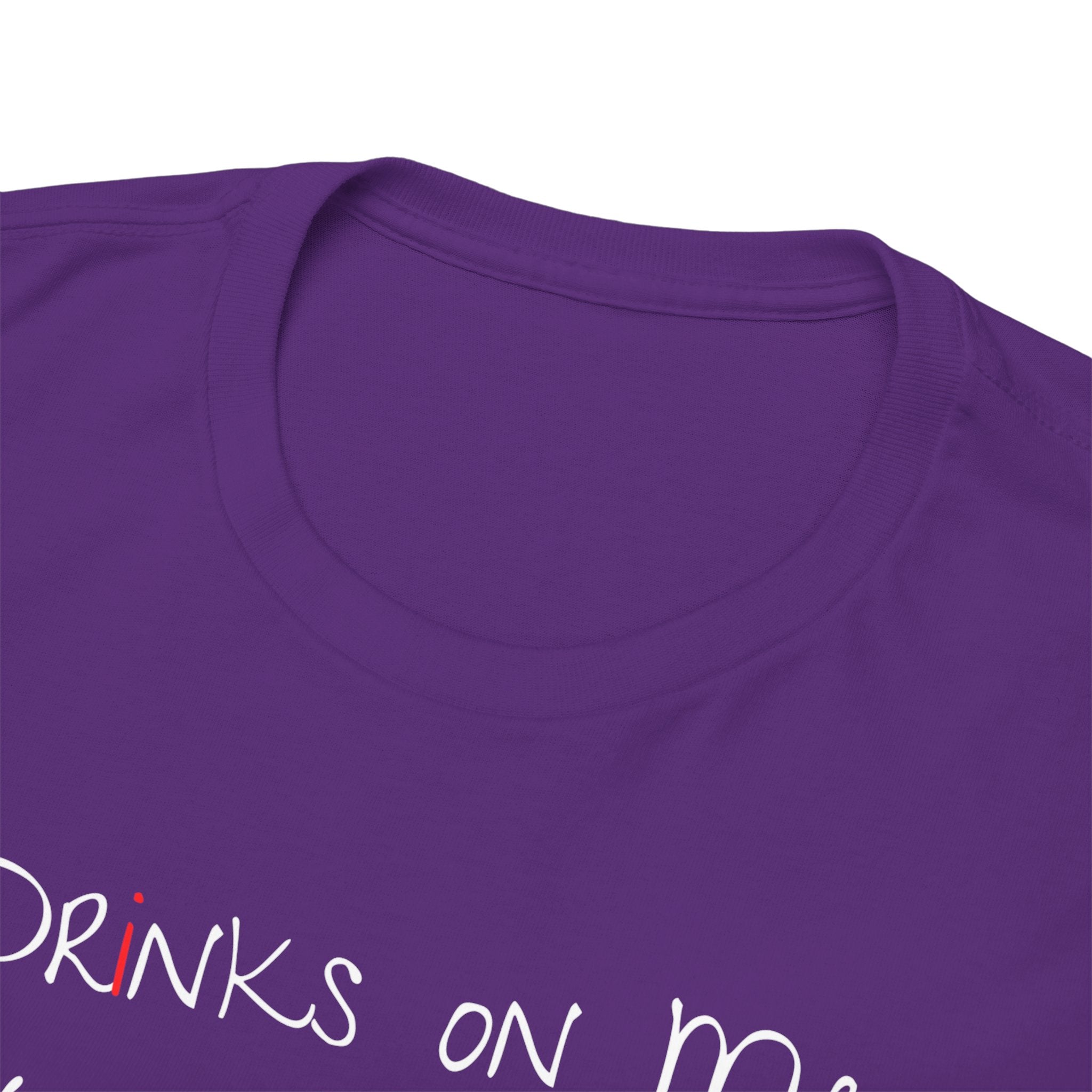 Drinks On Me (Not Really) Graphic Tee — Funny Bar & Party Shirt