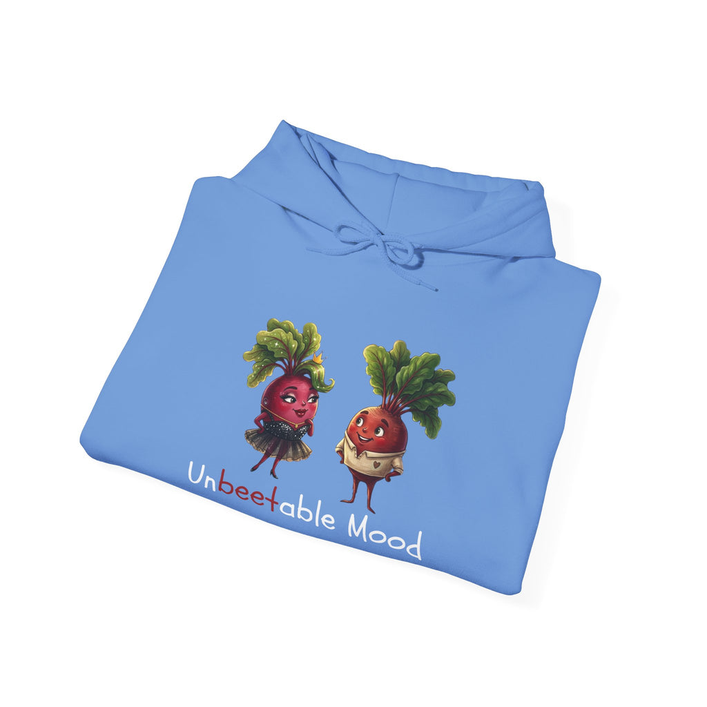 Radish 'Unbeetable Mood' Hoodie – Cute Veggie Couple Graphic Sweatshirt